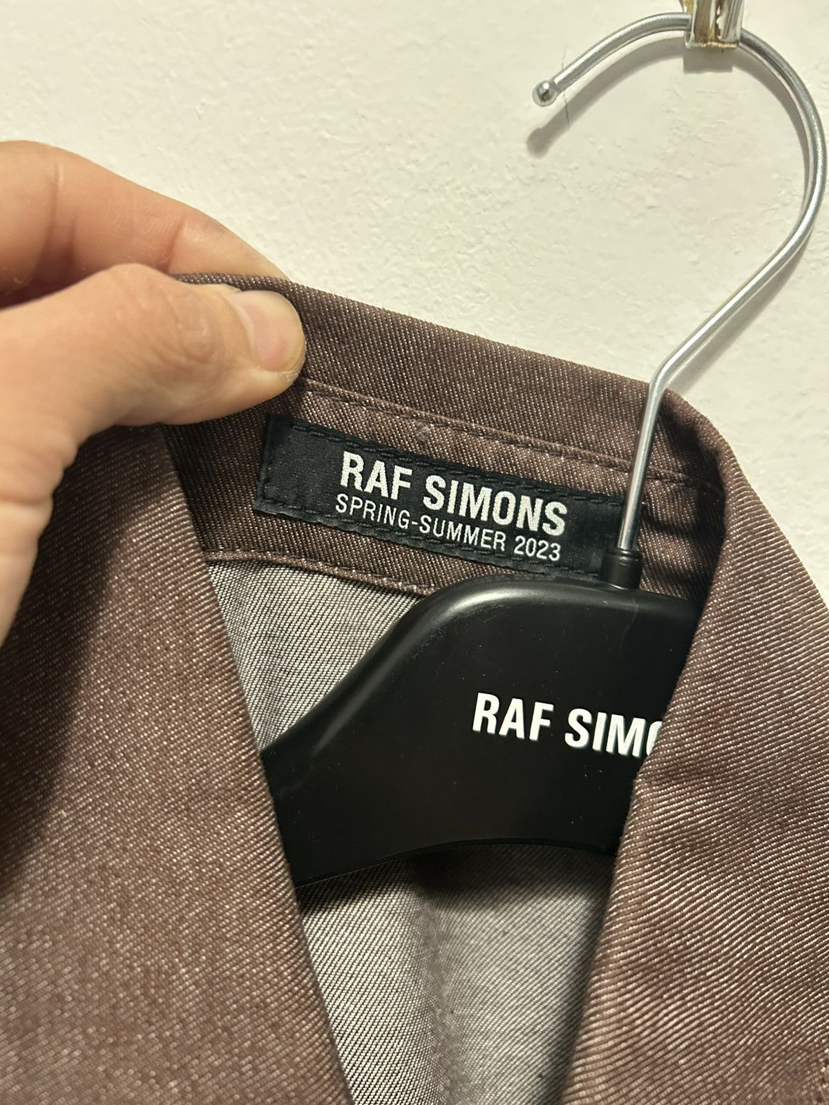Raf Simons Raf Simons Straight Fit Denim Overshirt Size US S / EU 44-46 / 1 - 2 Thumbnail