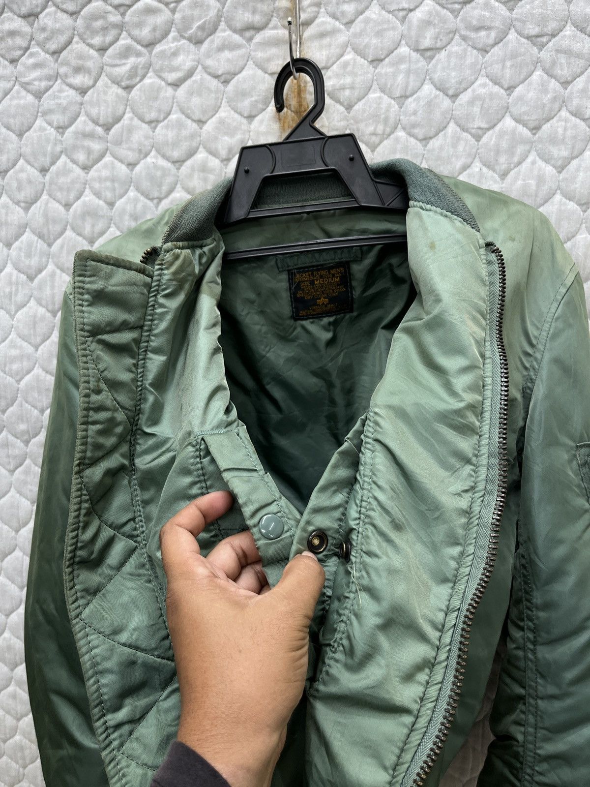Alpha Industries 🔥🔥🔥STEALS VTG ALPHA INDUSTRIES MA1 BOMBER JACKET Size US M / EU 48-50 / 2 - 9 Thumbnail