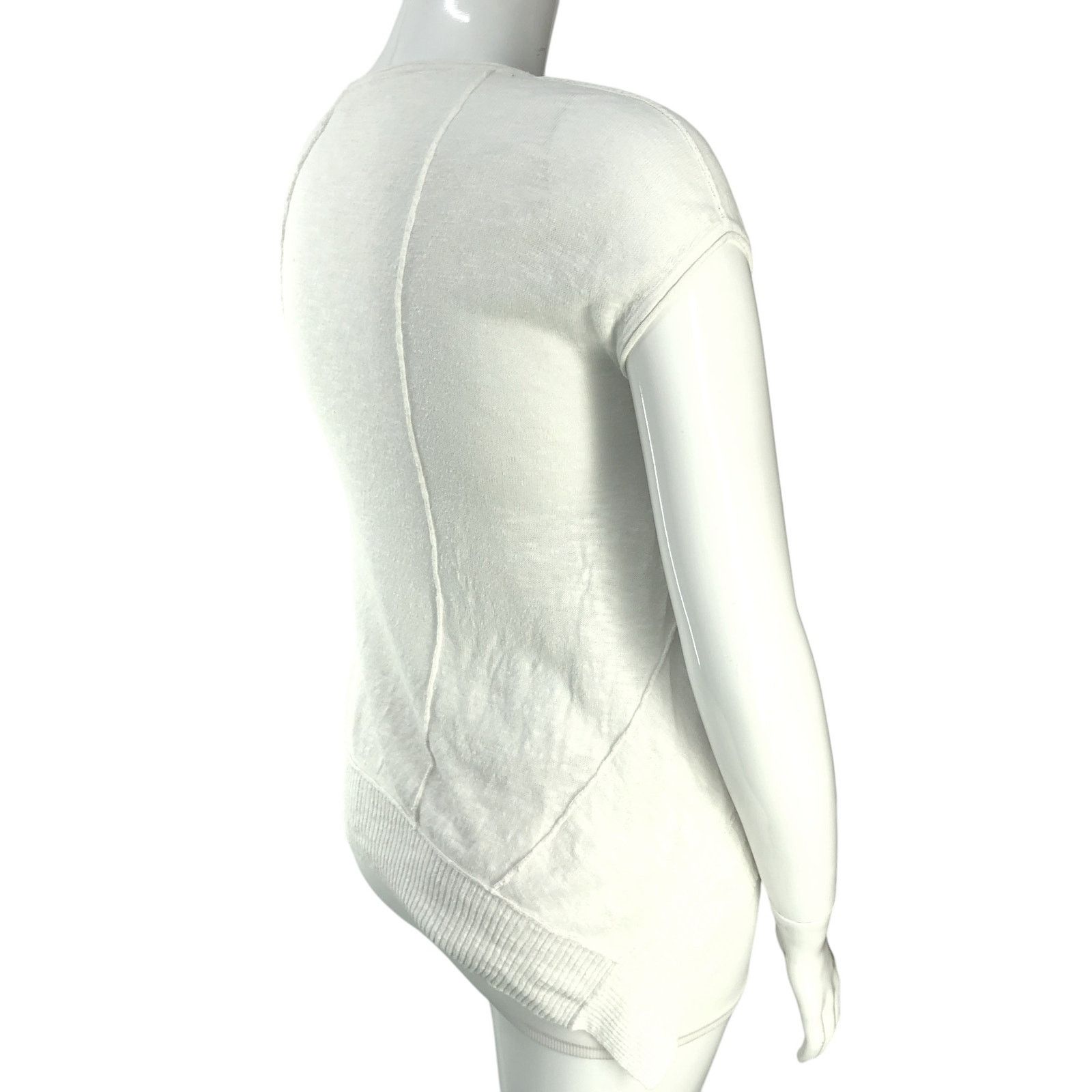 Eileen Fisher Eileen Fisher Sz PM Top Organic Linen Cotton Slub Asymmetric Size M / US 6-8 / IT 42-44 - 8 Thumbnail