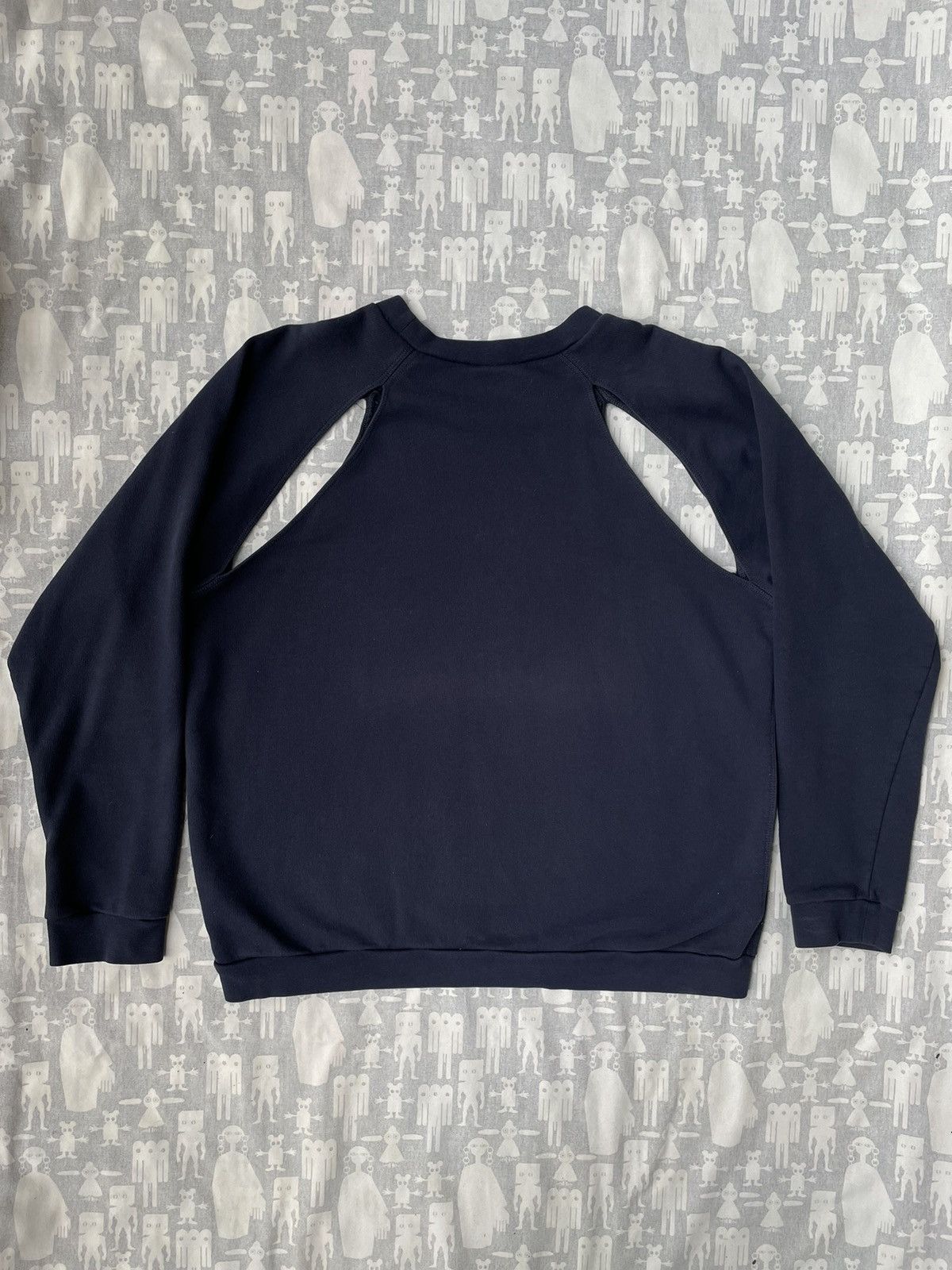 Raf Simons Raf Simons SS06 Cut-Out Faded Raglan Sweatshirt Size US L / EU 52-54 / 3 - 4 Thumbnail