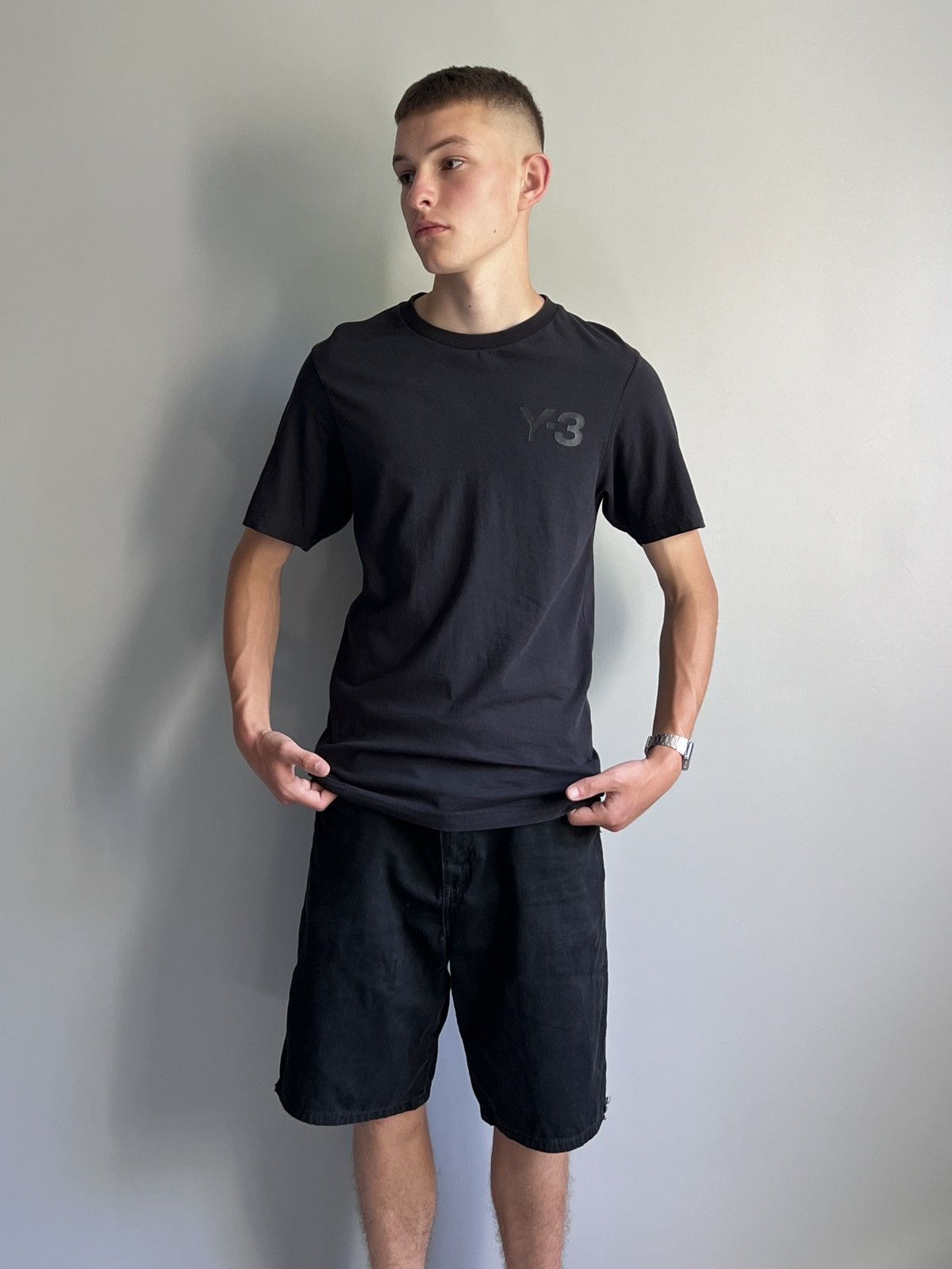 Yohji Yamamoto Y-3 x Adidas Yohji Yamamoto T-shirt Size US S / EU 44-46 / 1 - 2 Thumbnail