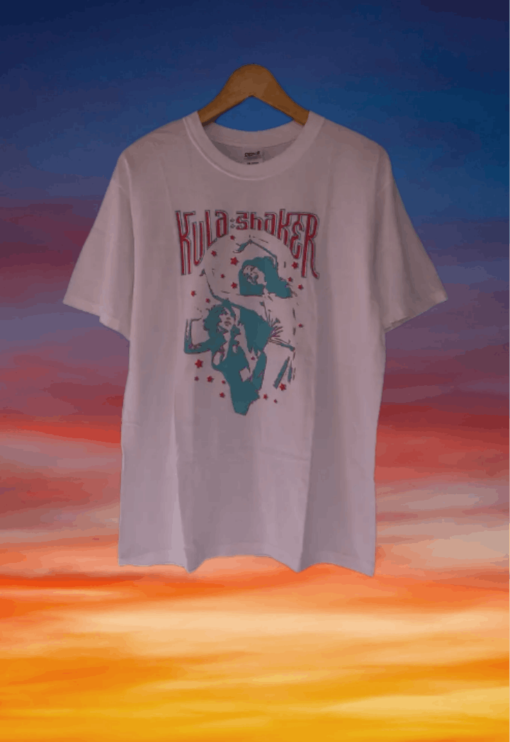 Band Tees × Vintage Vintage 00s KULA SHAKER band britpop t-shirt Size US M / EU 48-50 / 2 - 1 Thumbnail