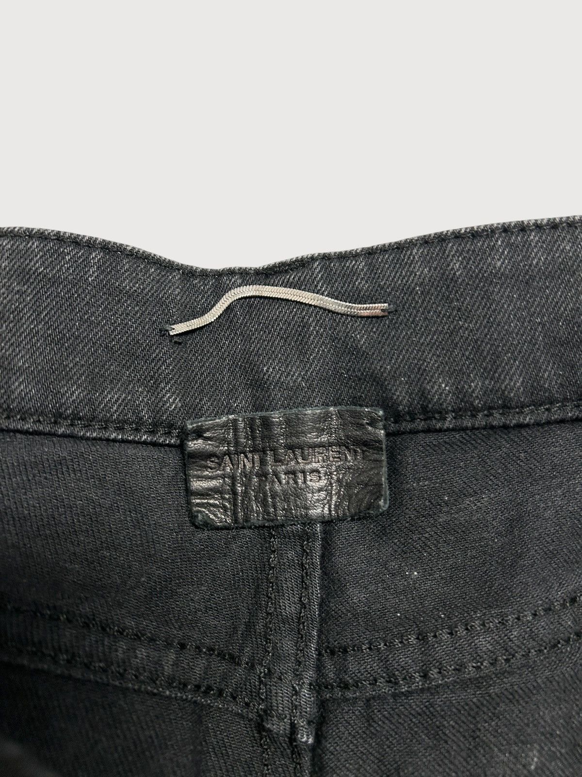 Saint Laurent Paris 2019 D02 Waxed Denim Size US 31 - 6 Thumbnail