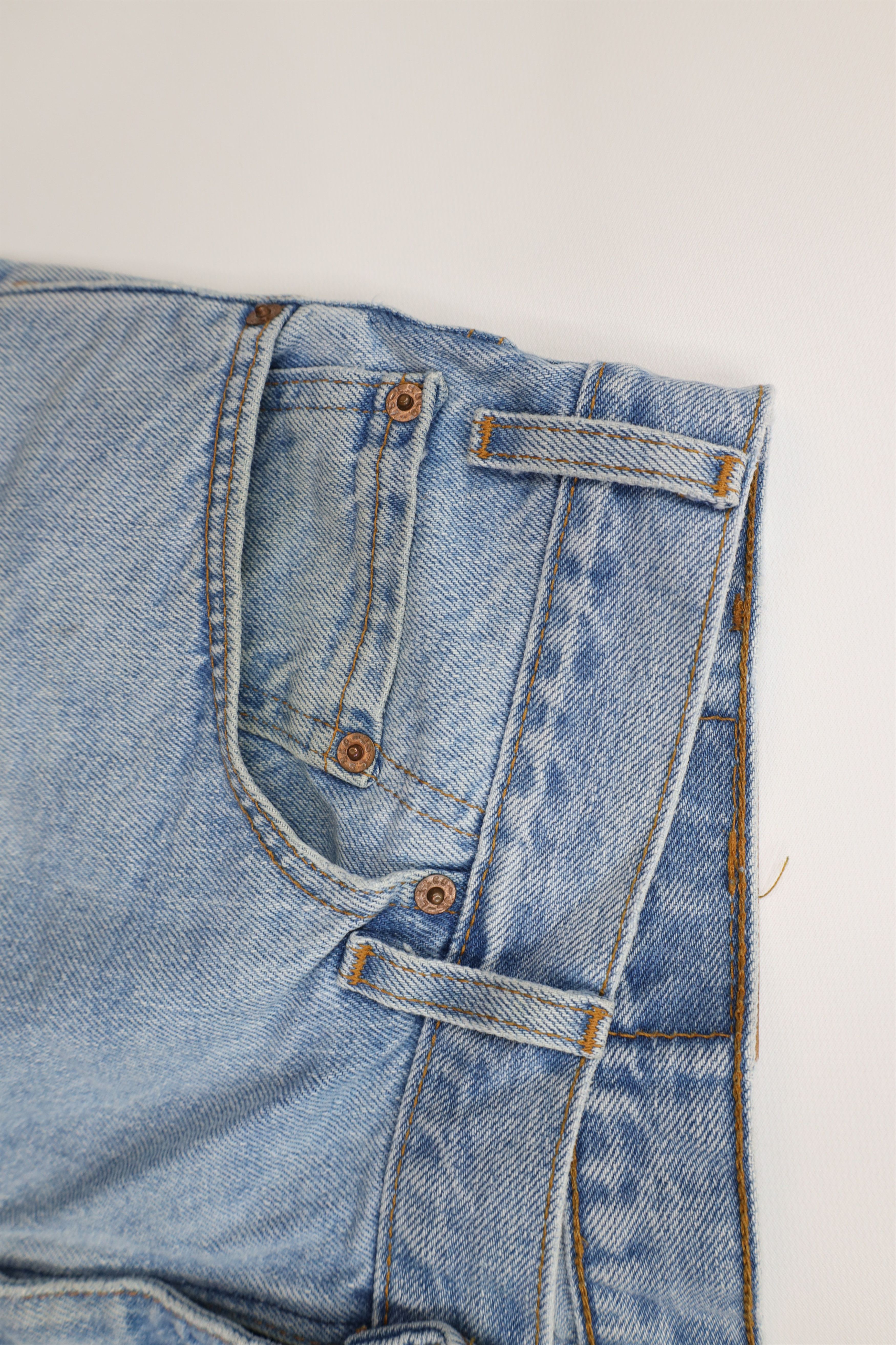 Levi's Vintage 90s Levis 550 Fit Denim Jean Shorts Jorts USA Size US 36 / EU 52 - 8 Thumbnail