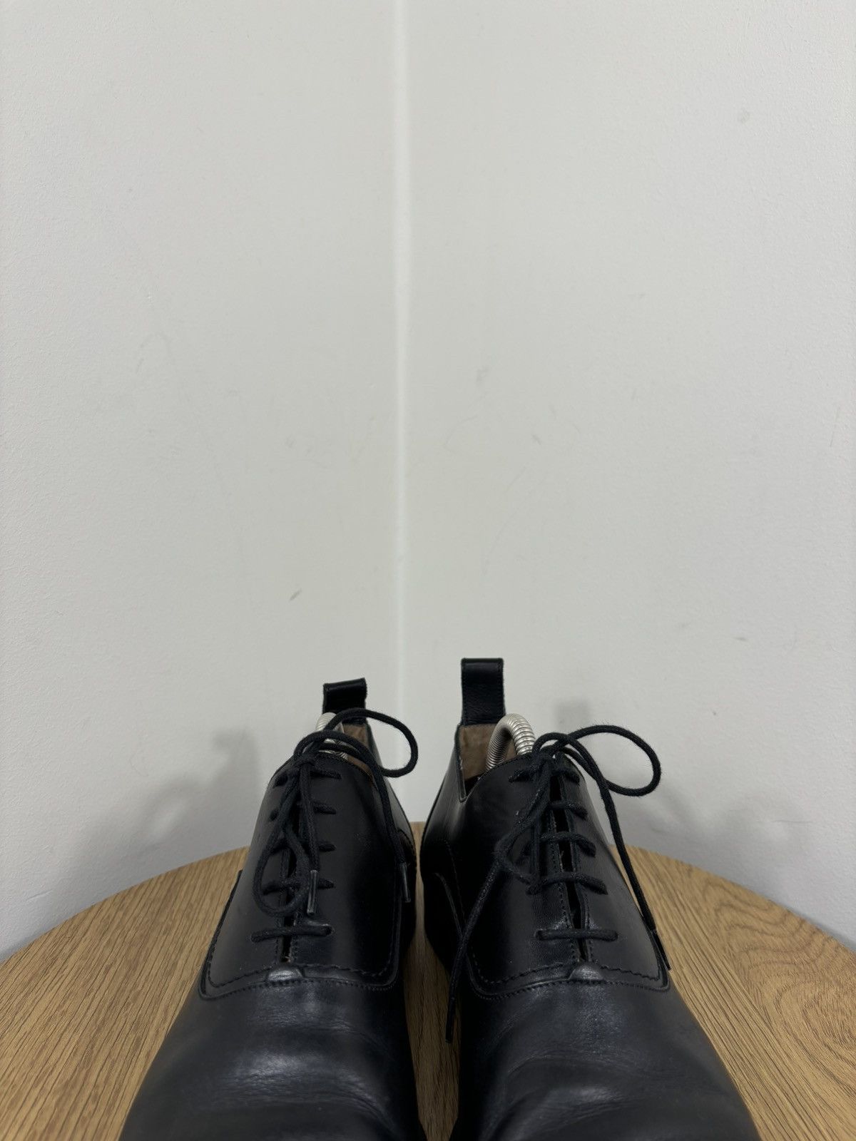 Bally Bally Andreos Men’s Cap Toe Dress Black Leather Derby Shoes Size US 8 / EU 41 - 8 Thumbnail