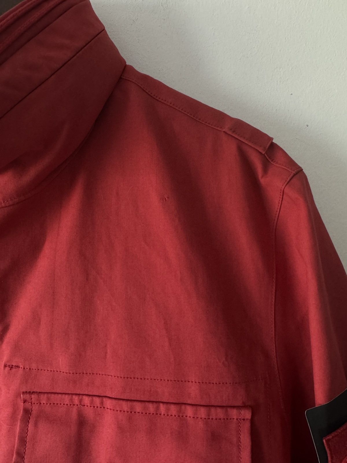 Stone Island 🔥 Stone Island Ghost Piece Red 3L Performance Cotton Jacket Size US L / EU 52-54 / 3 - 9 Thumbnail