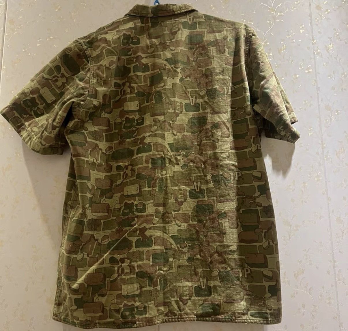 Bape BAPE EXPLOSIVE CAMO Brick Green Camouflage Short Sleeve Size US L / EU 52-54 / 3 - 2 Thumbnail