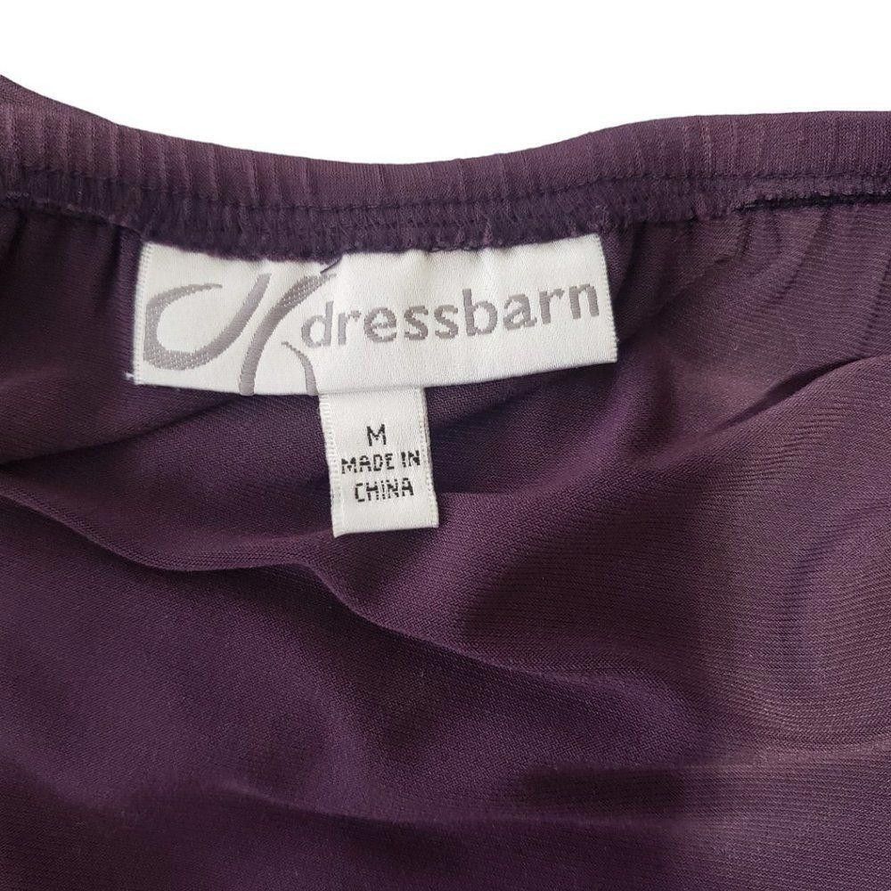 Other Ct1398 Dress Barn Purple Polyester Skirt Medium Size 32" / US 10 / IT 46 - 3 Thumbnail