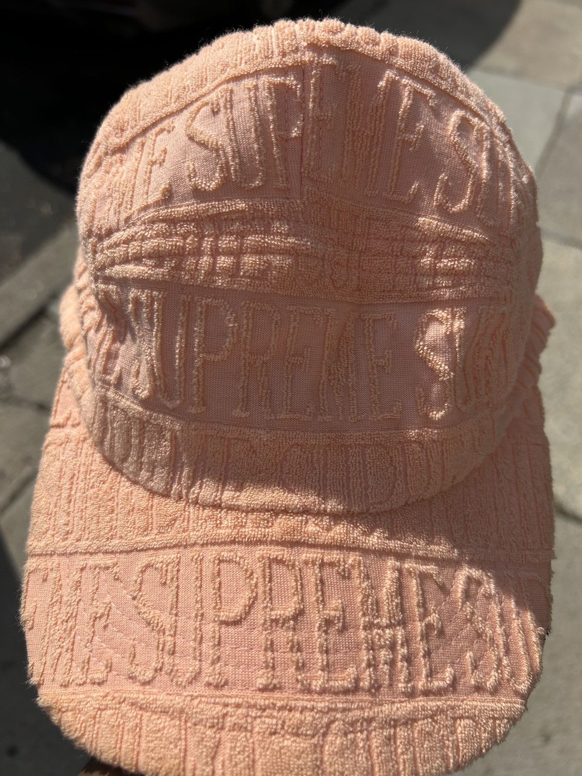 Supreme Pink corduroy Supreme Hat Size ONE SIZE - 1 Thumbnail