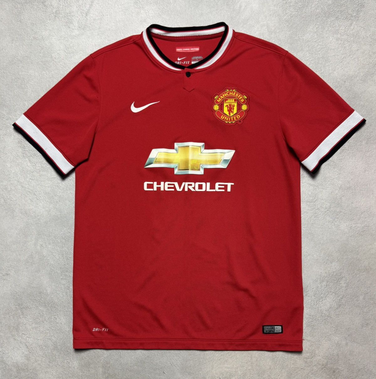 Nike Manchester United 2014 2015 Home Shirt Soccer Jersey Nike Size US L / EU 52-54 / 3 - 1 Thumbnail