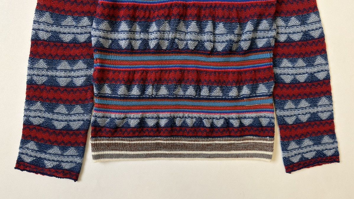 Comme des Garcons S/S 02 Patterned Wool Mixed Tension Sweater Size US M / EU 48-50 / 2 - 9 Thumbnail