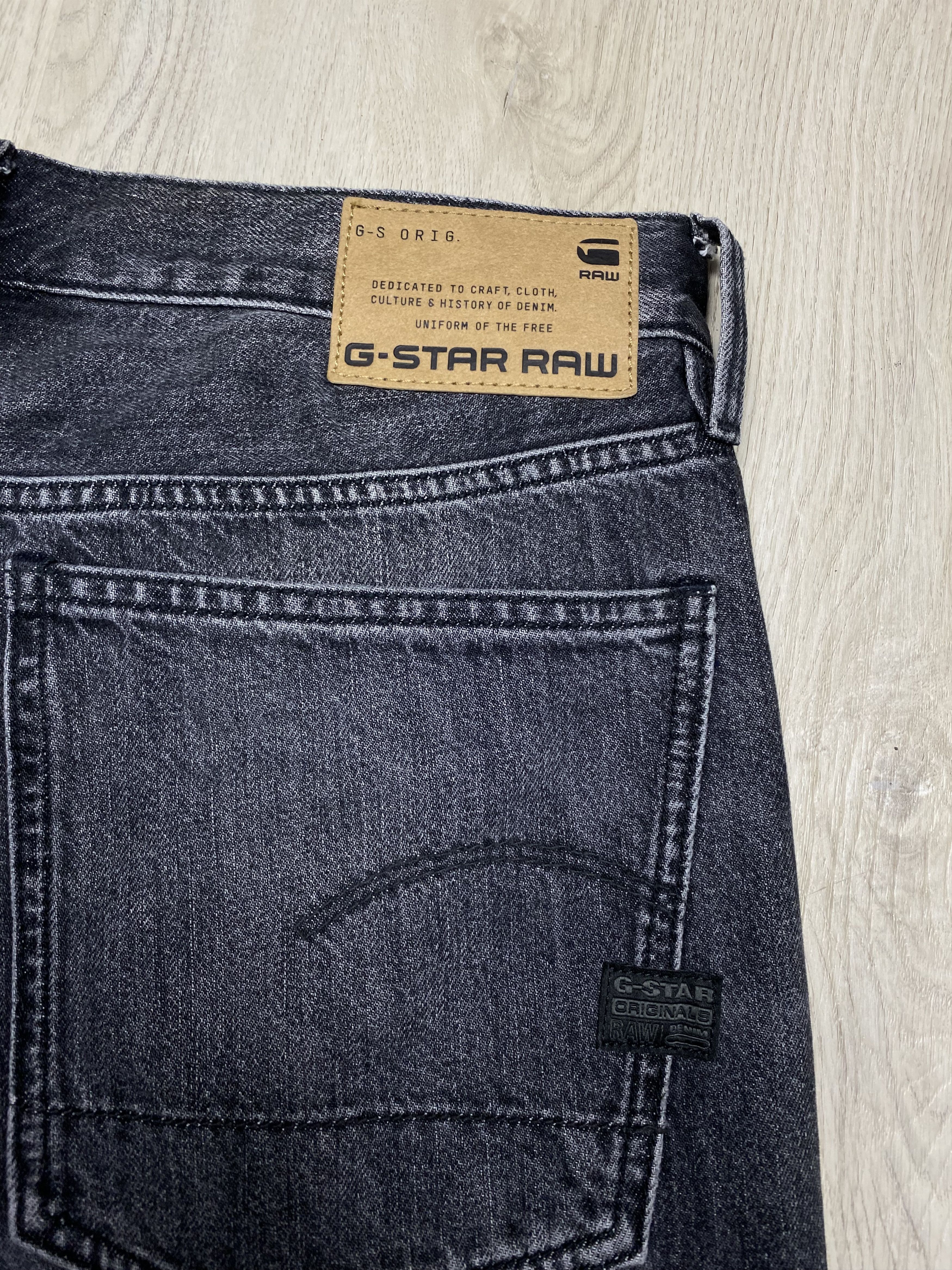 G-Star G Star Raw Mens Relaxed Straight Denim Pants Jeans Size US 32 / EU 48 - 8 Thumbnail