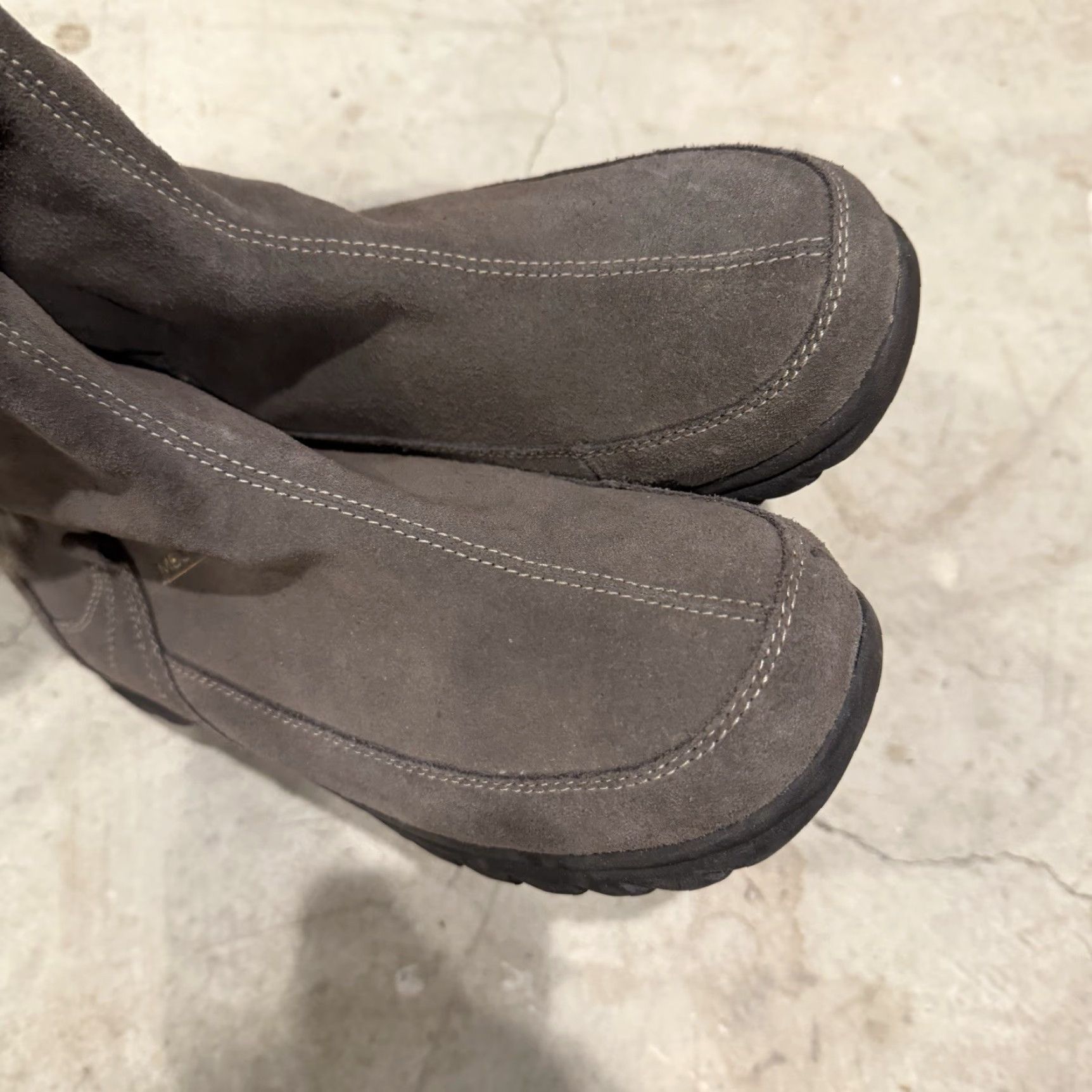 Vintage VINTAGE Mountrek Ellie Lodge Mid Calf Boots Leather Waterproof Brown Womens 8.5 NO LACES Slip-On Shoe Boots Womens" Size US 6 / IT 36 - 3 Thumbnail