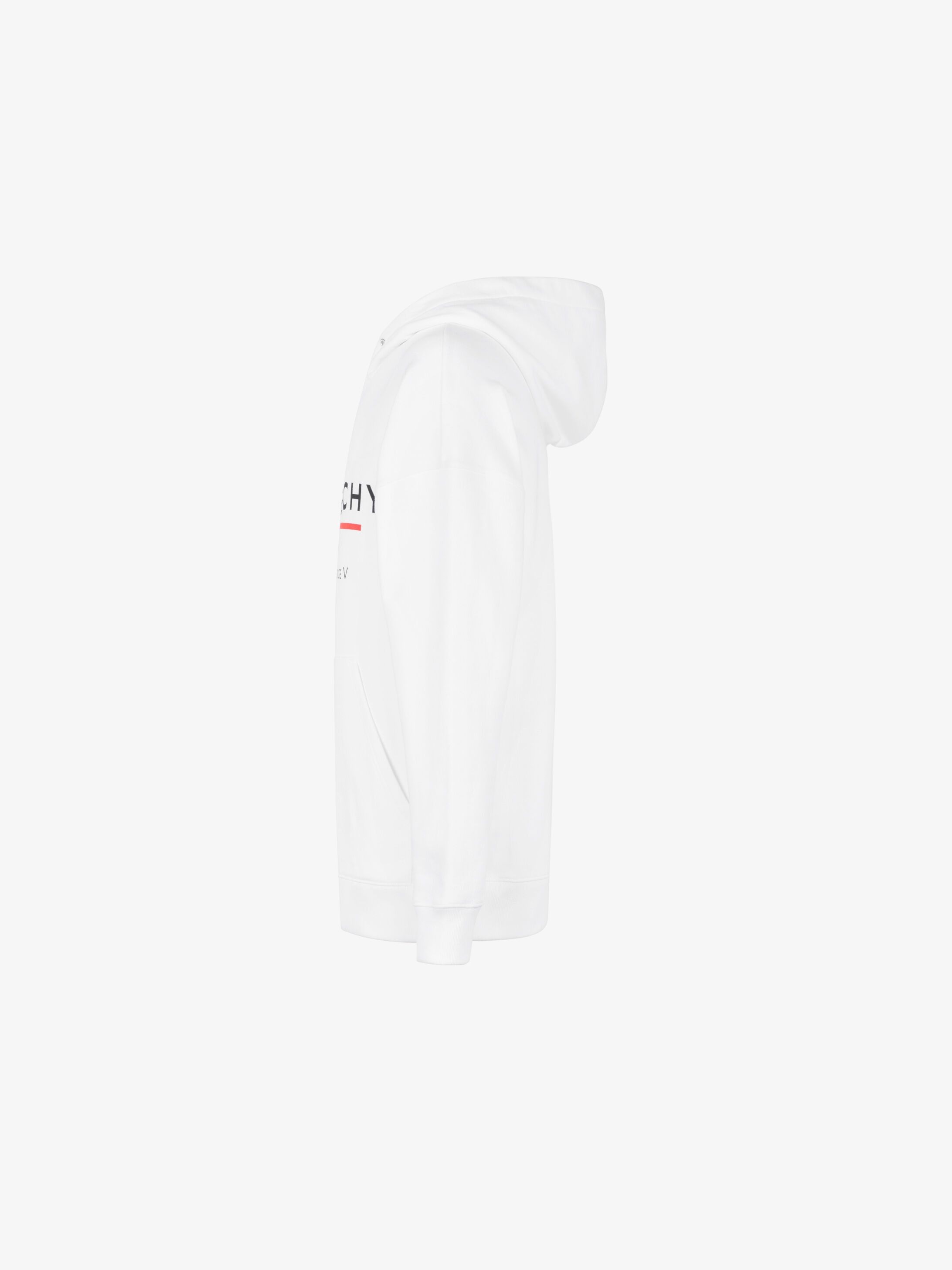 Givenchy o1srvl11e0225 Label Hoodie in White Size US M / EU 48-50 / 2 - 3 Thumbnail