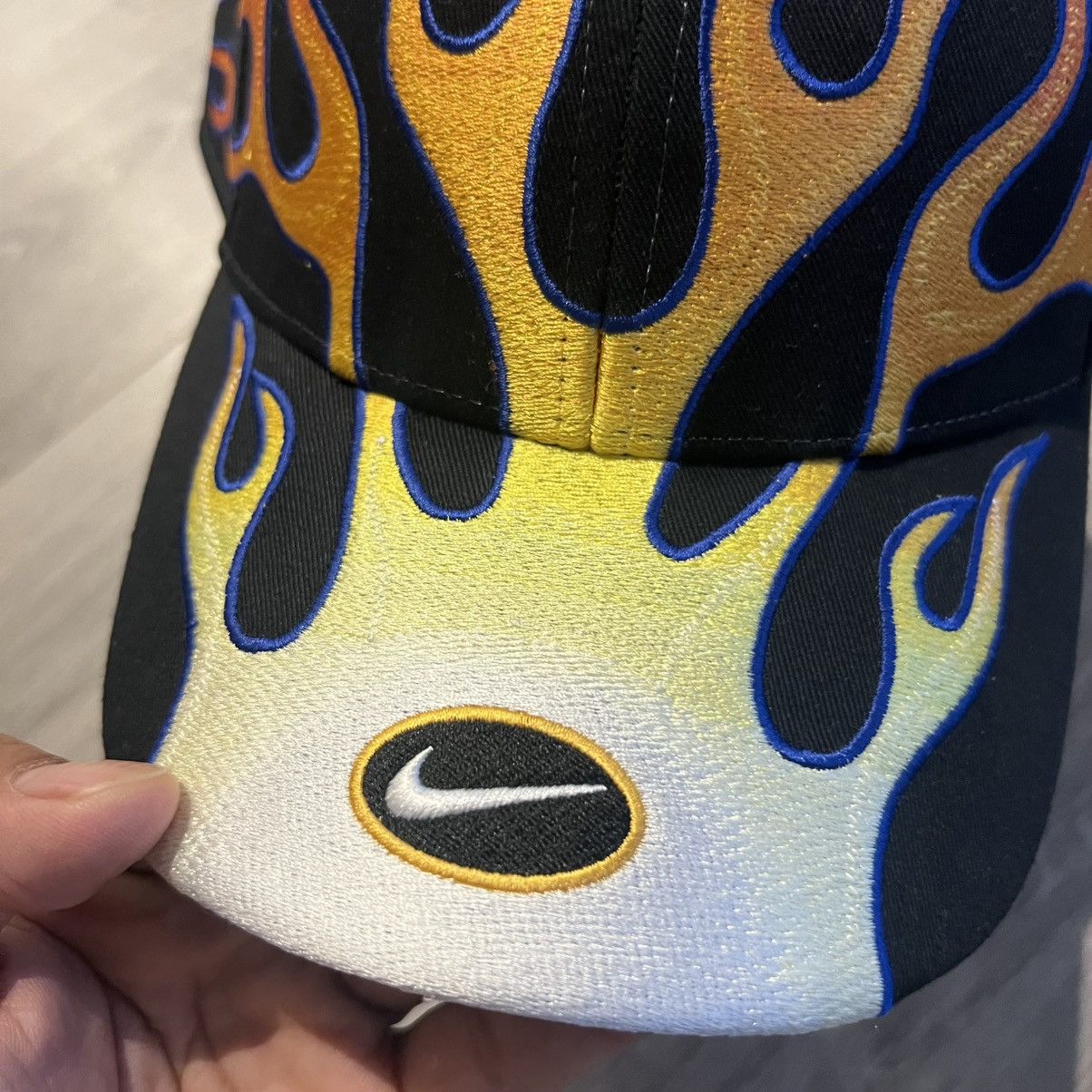 Vintage Vintage Nike flame hat rare Size ONE SIZE - 3 Thumbnail