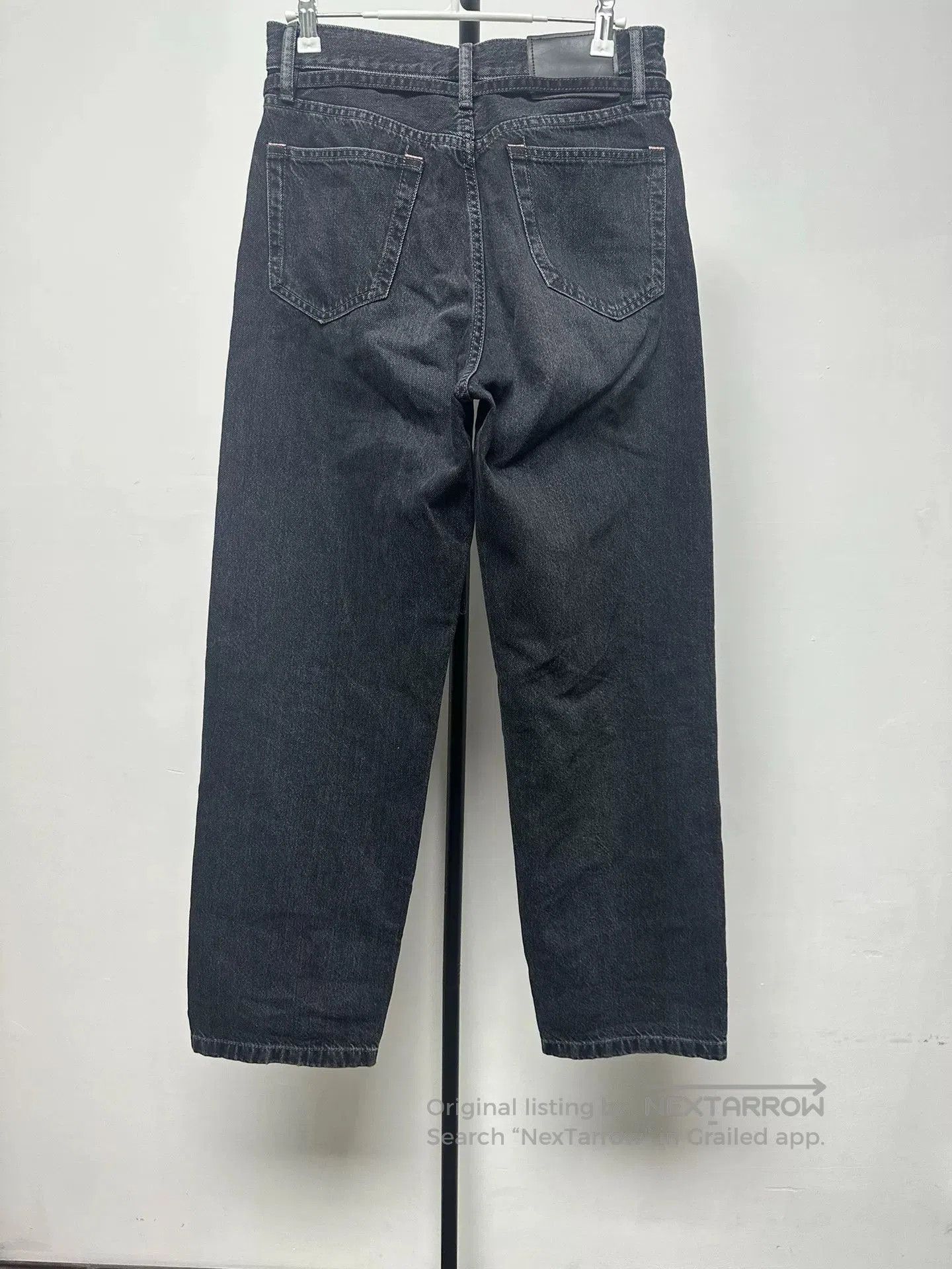 Acne Studios Acne Washed Non-Stretchy Loose Wide-Leg Jeans. Size 29" - 2 Thumbnail