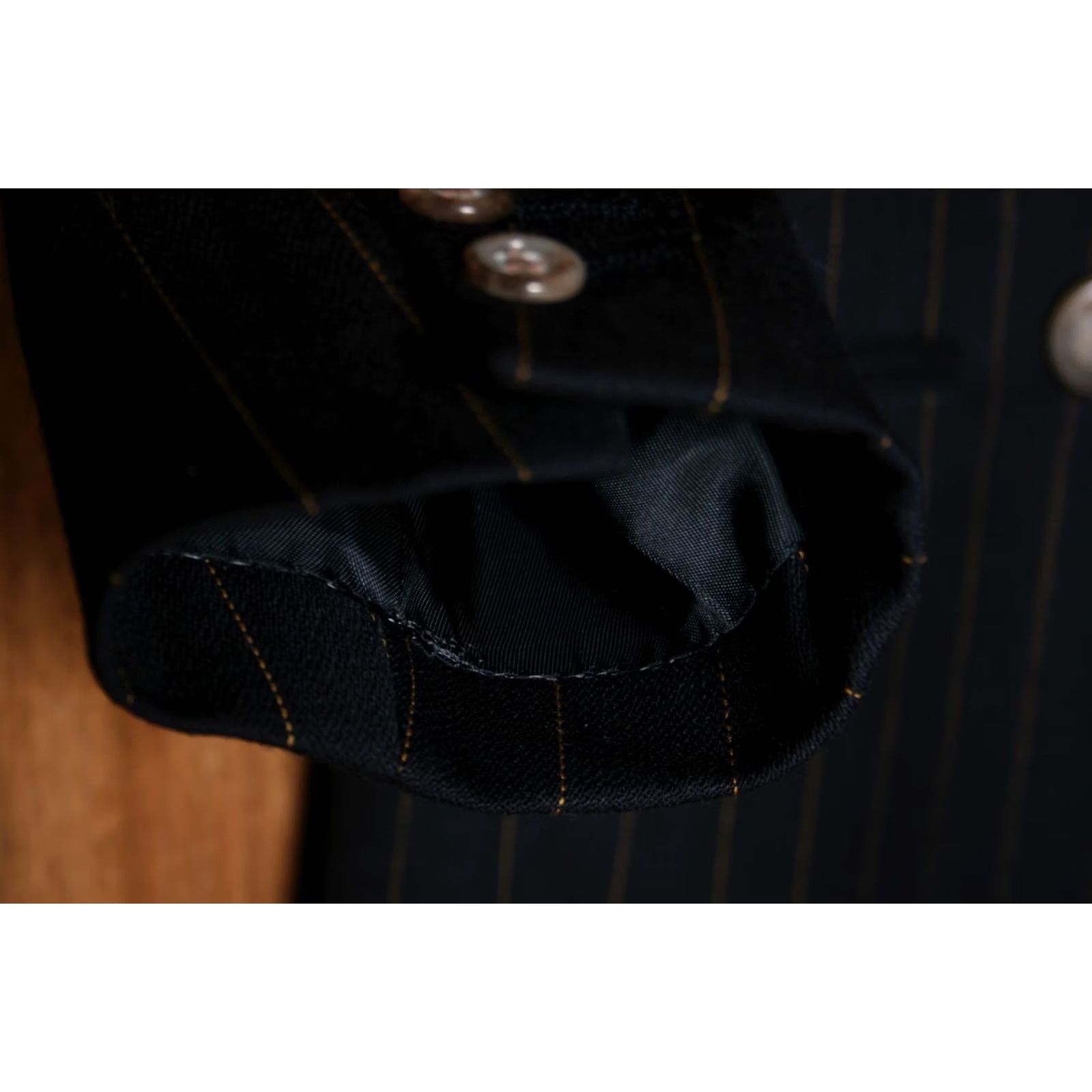 Doublet VINTAGE J. Peterman Blue Pinstriped Double Breasted Blazer Women's S Blue Pinstriped Blazer - Double Breasted Wool USA Made Womens Blazer Women XS? Size S / US 4 / IT 40 - 6 Thumbnail
