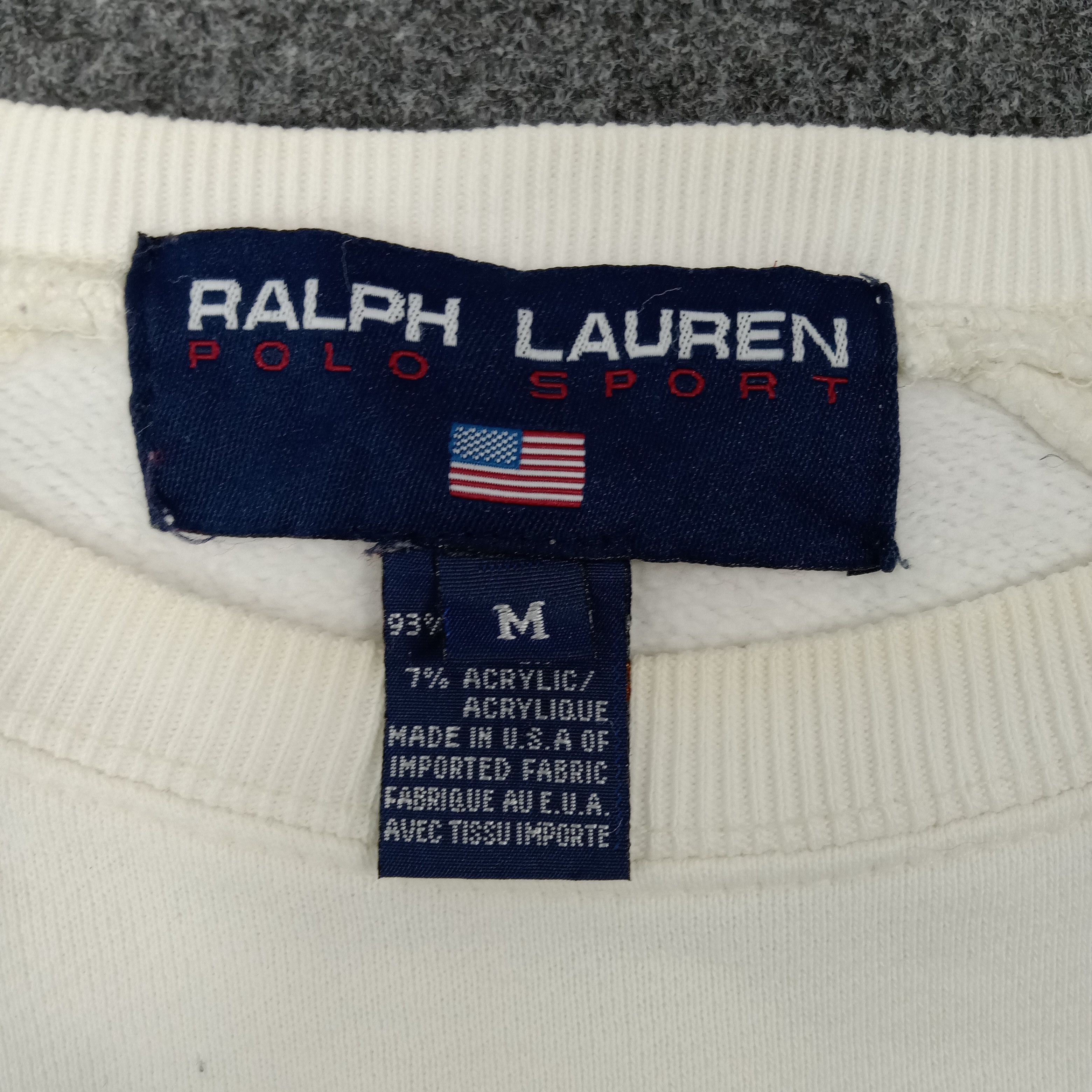 Polo Ralph Lauren Ralph Lauren Polo Sport American Flag Sweatshirt C263N17 Size US L / EU 52-54 / 3 - 3 Thumbnail