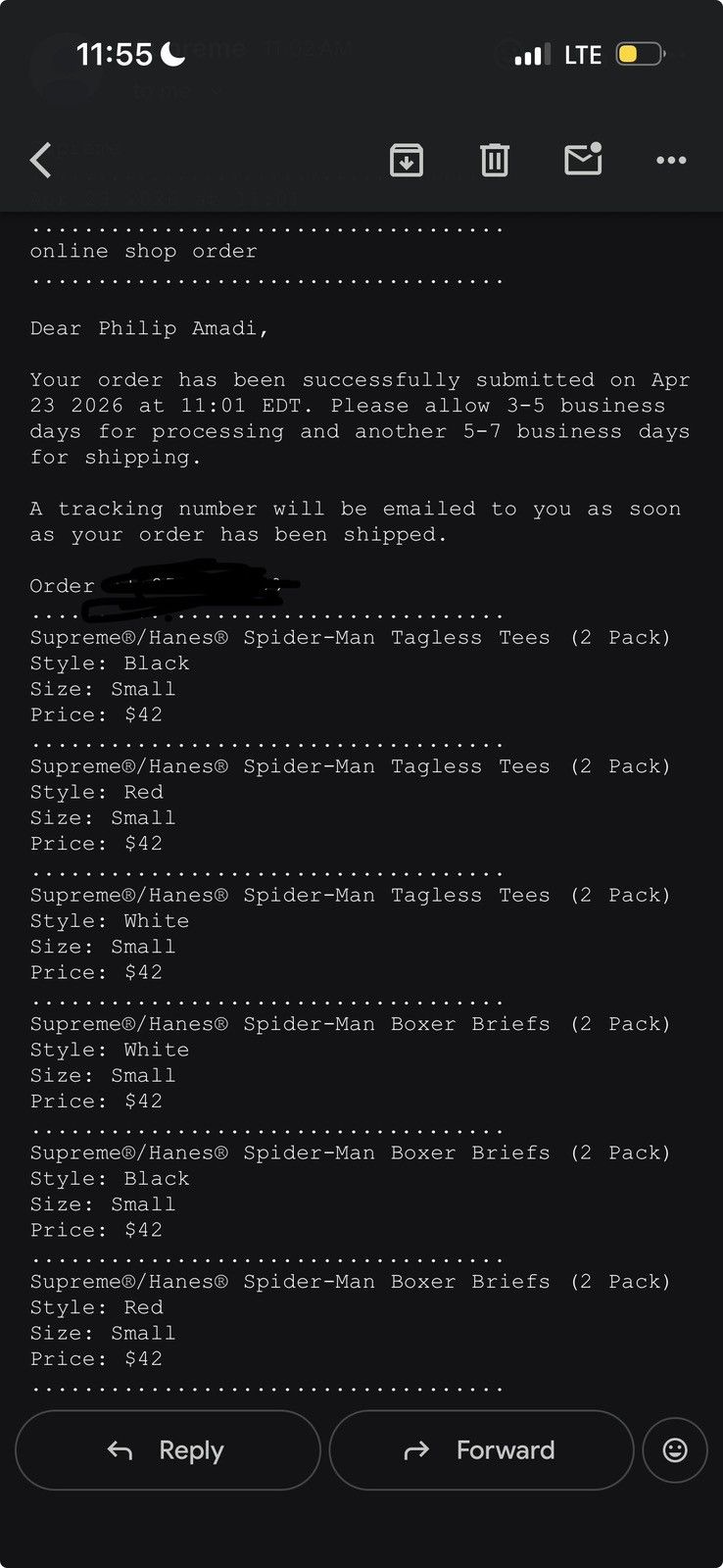 Supreme Supreme Hanes Spider-Man Tagless Tees (2 Pack) White Size US S / EU 44-46 / 1 - 4 Thumbnail