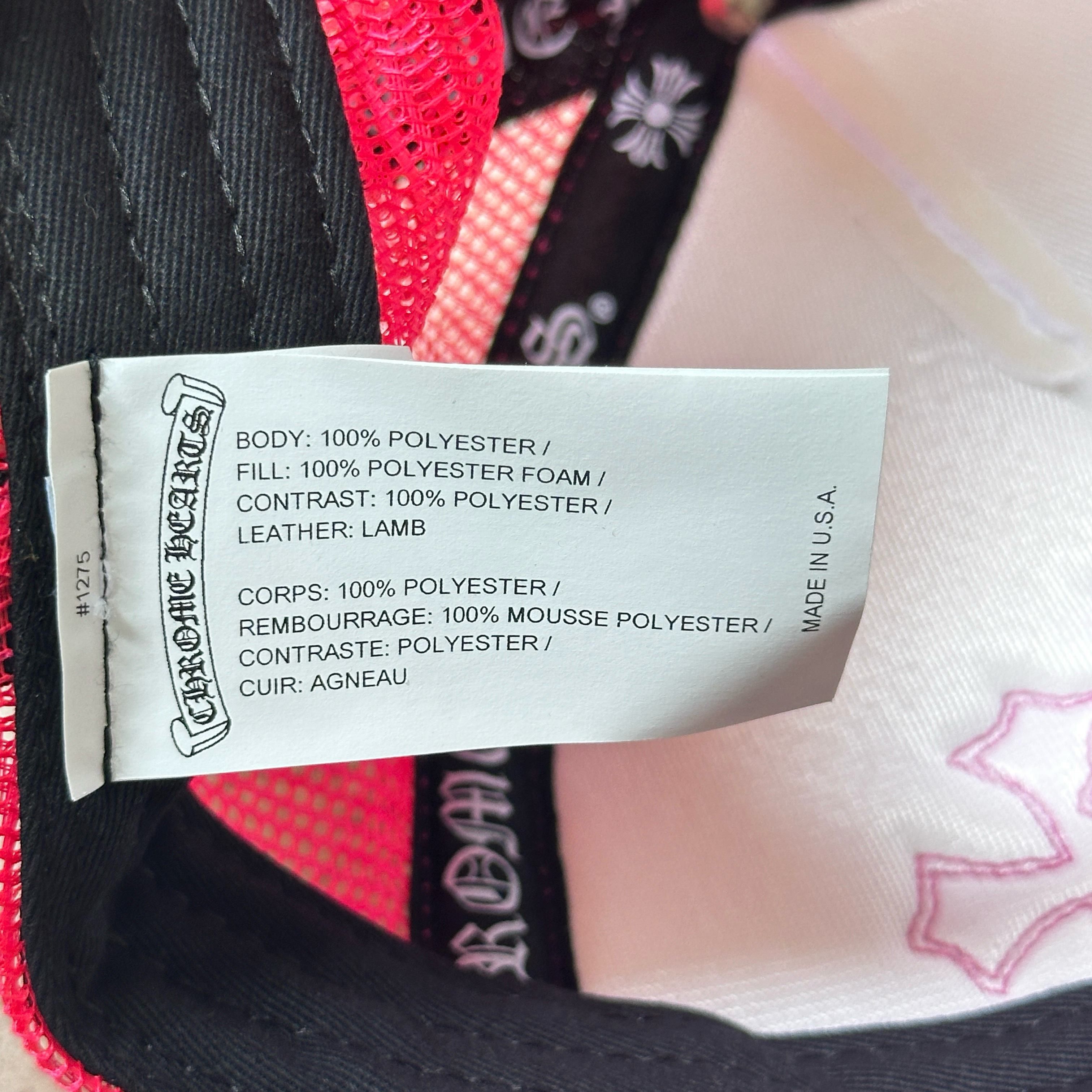 Chrome Hearts Chrome hearts hat trucker king taco Pink Size ONE SIZE - 8 Thumbnail