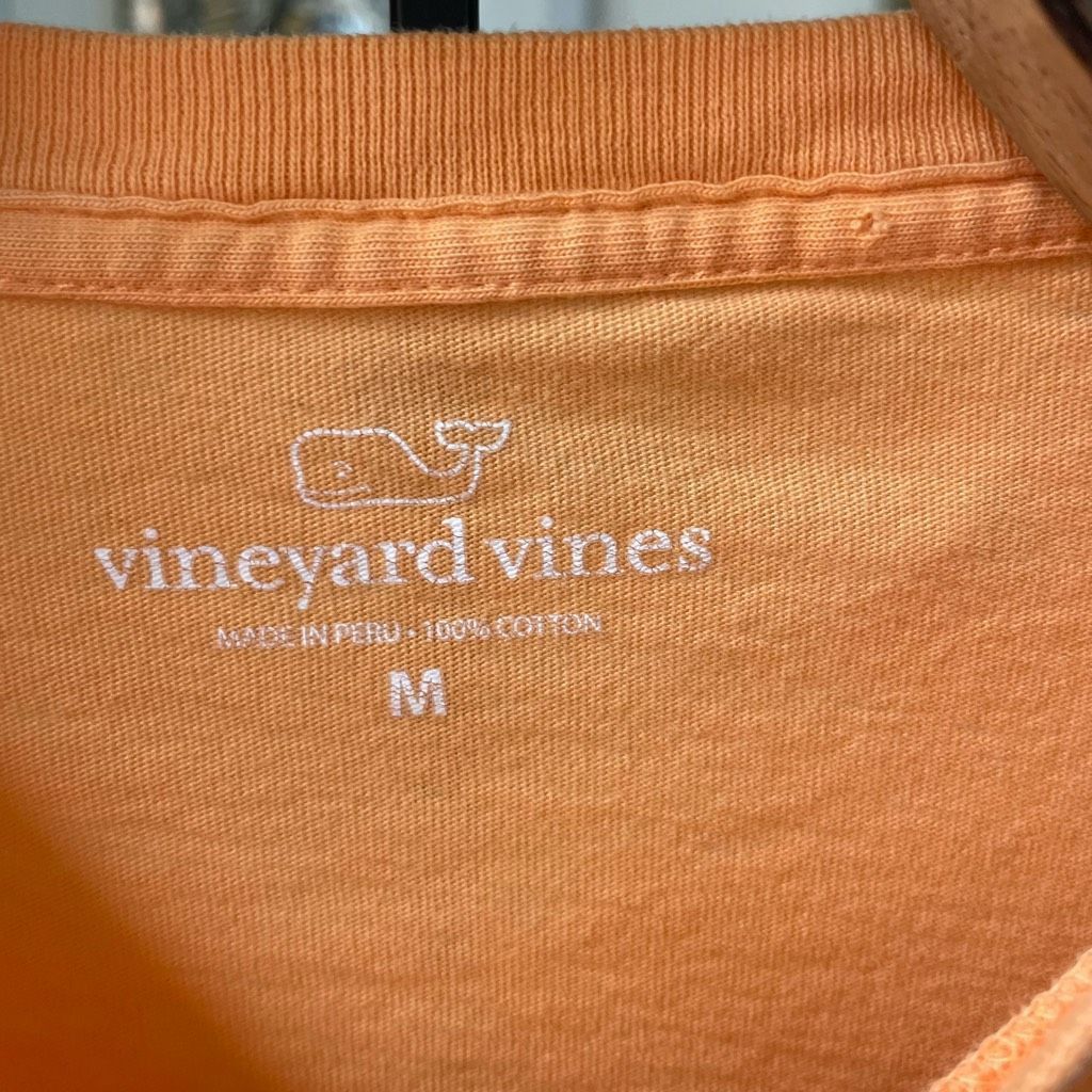 Vineyard Vines Vineyard Vines Long Sleeve Pocket Tee Whale Orange M Size US M / EU 48-50 / 2 - 6 Thumbnail