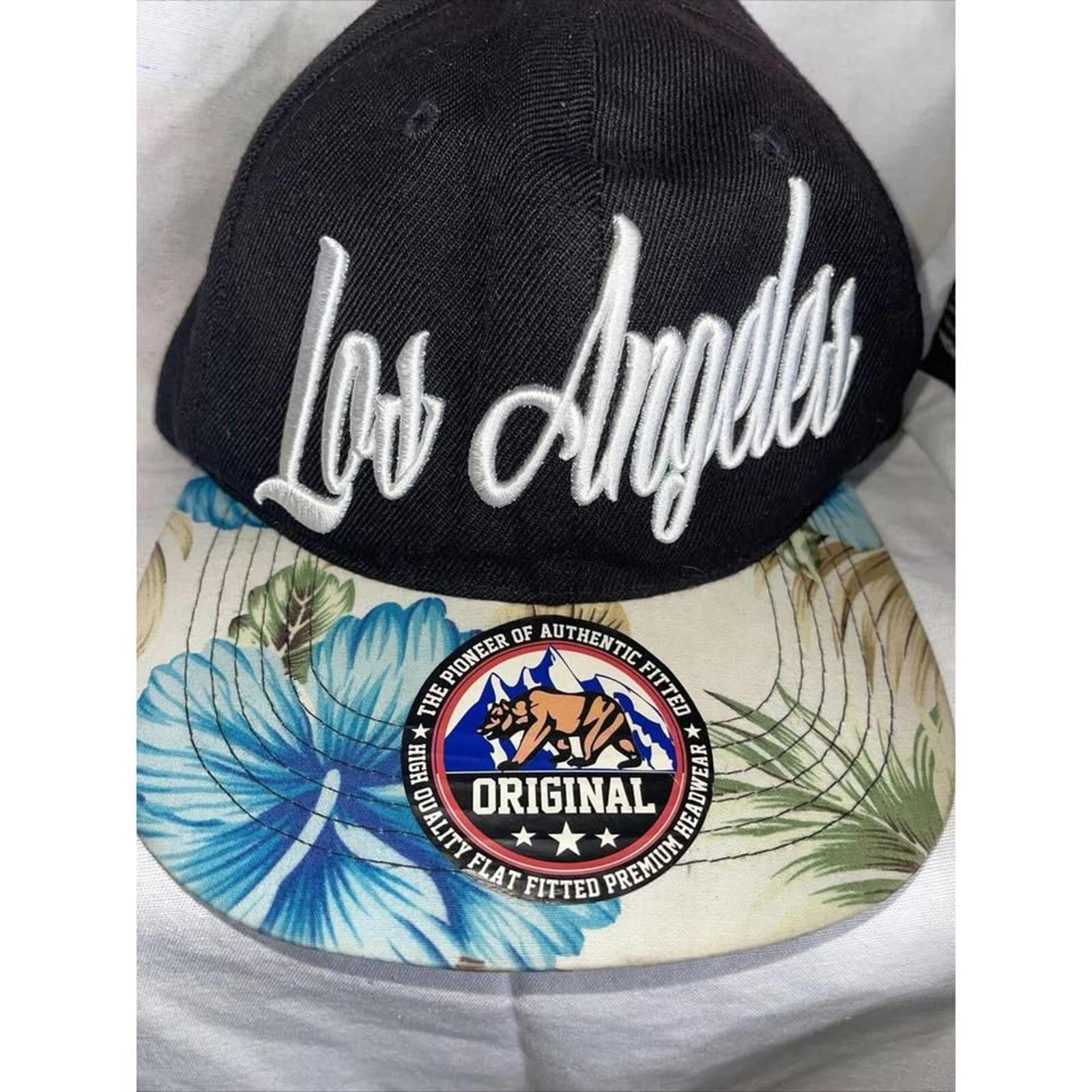 Other Stylish Los Angeles Cap with Floral Brim Size ONE SIZE - 2 Thumbnail