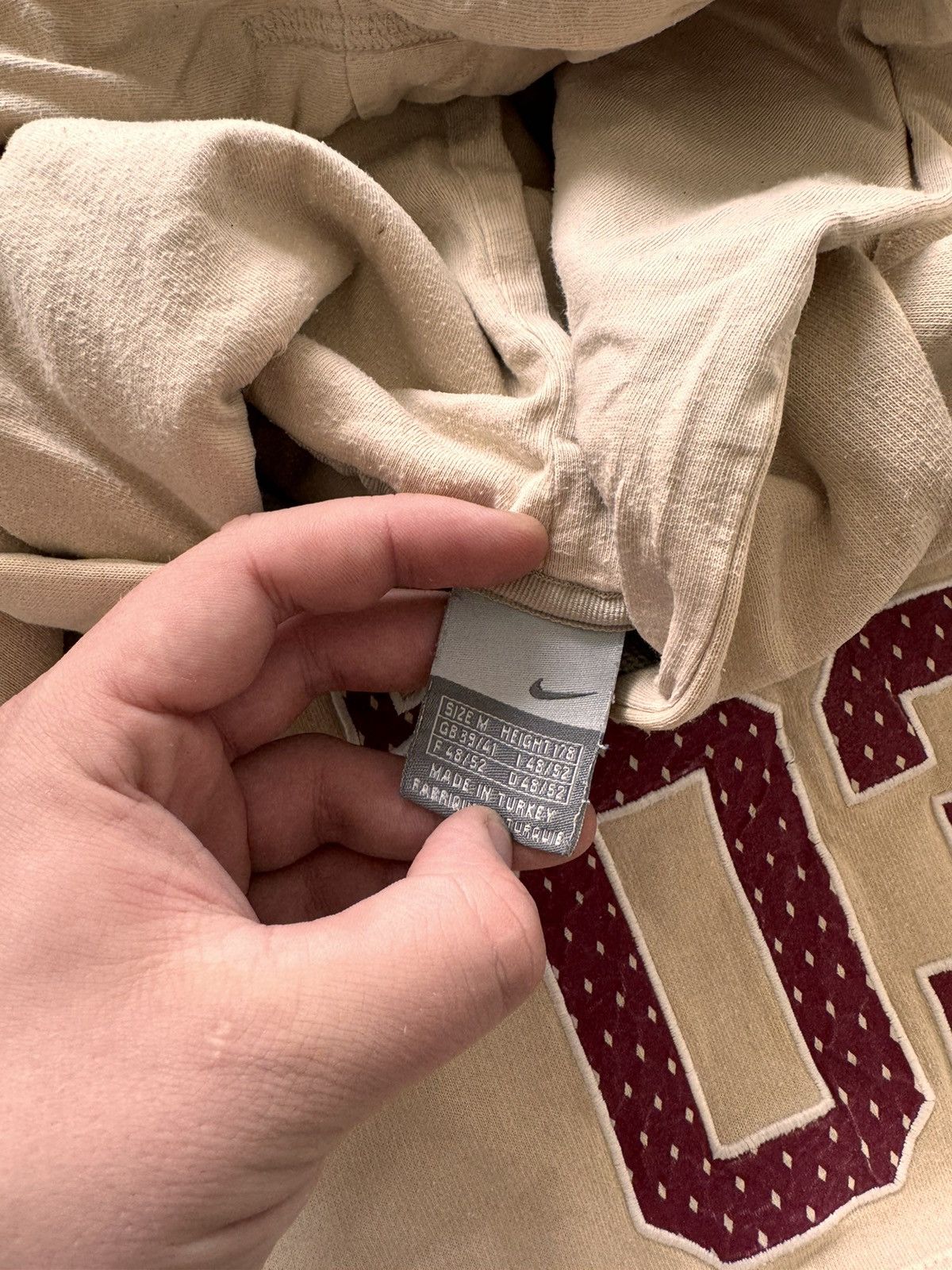 Nike × Vintage NIKE VINTAGE CENTER LOGO OVERSIZE BOXY HOODIE Size US M / EU 48-50 / 2 - 6 Thumbnail