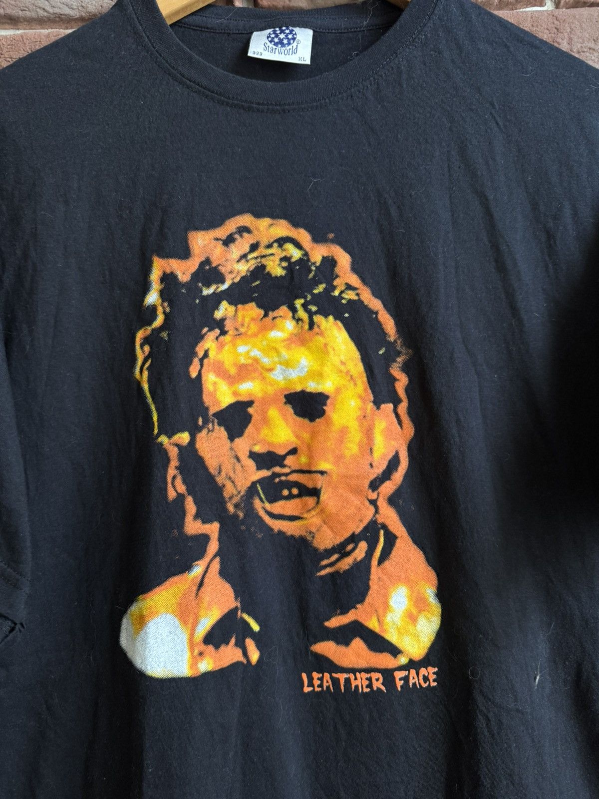 Vintage Vintage 00s Leather Face Texas Chainsaw Massacre Movie Ter Size US XL / EU 56 / 4 - 2 Thumbnail