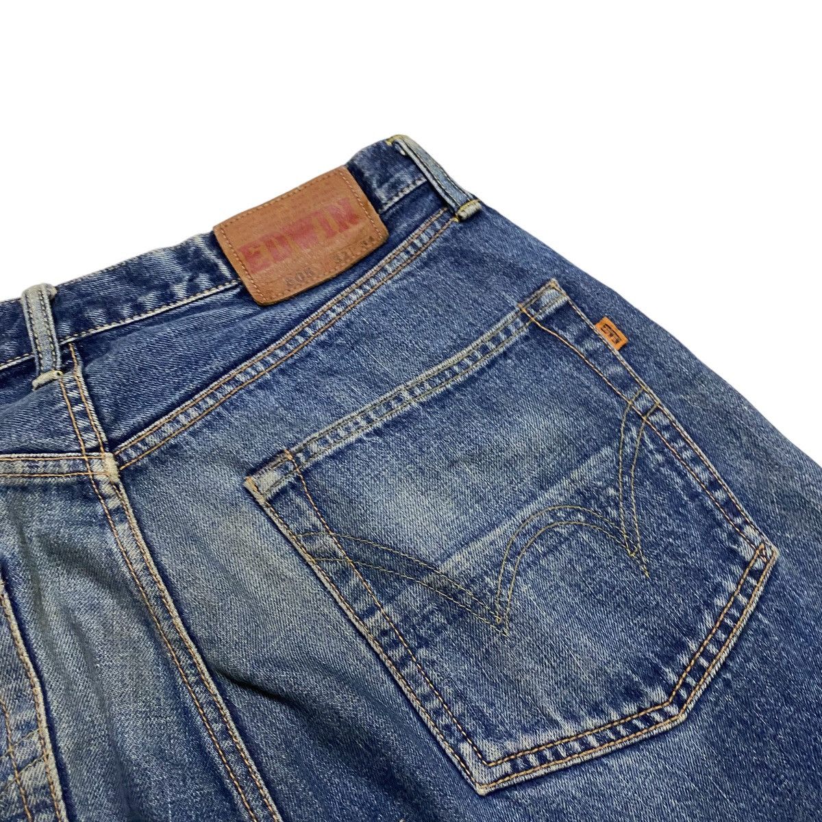 Edwin × Japanese Brand Edwin selvedge baggy distressed denim Size US 32 / EU 48 - 8 Thumbnail
