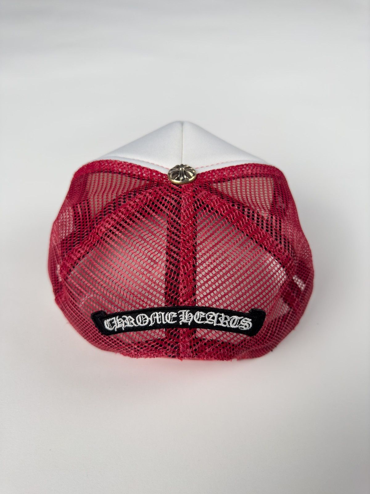 キャップ Chrome Hearts Eyechart Trucker Hat Chrome Hearts Eyechart Trucker Hat Black/White/Red | Parallel