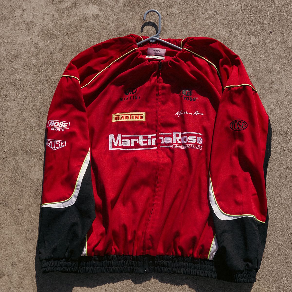 Martine Rose Martine Rose Tuck Neck Sponsor Racing Jacket | Grailed