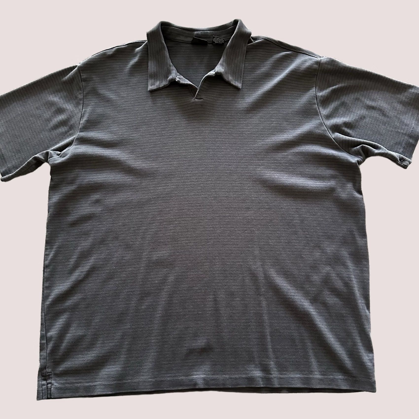 Mossimo Mossimo Vintage Polo Shirt Mens L Gray Striped Classic Fit Size US L / EU 52-54 / 3 - 1 Thumbnail