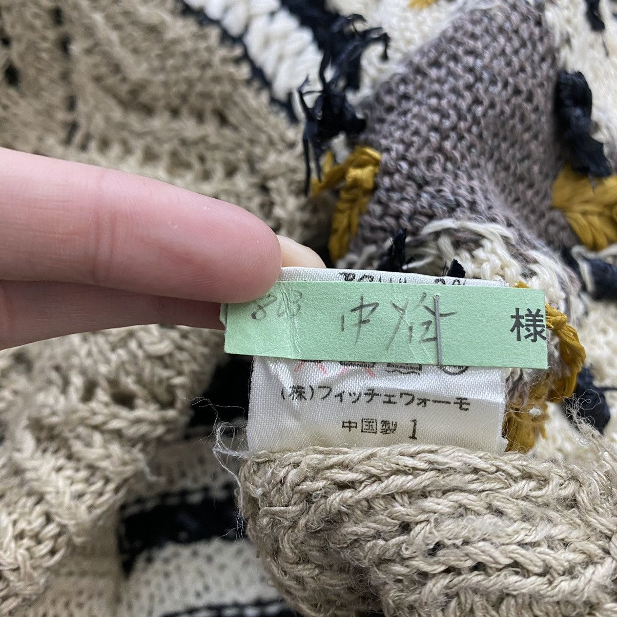 Japanese Brand FICCE By Yoshiyuki Konishi Japanese Brand Hand Knit ButtonUp Size US XL / EU 56 / 4 - 7 Thumbnail