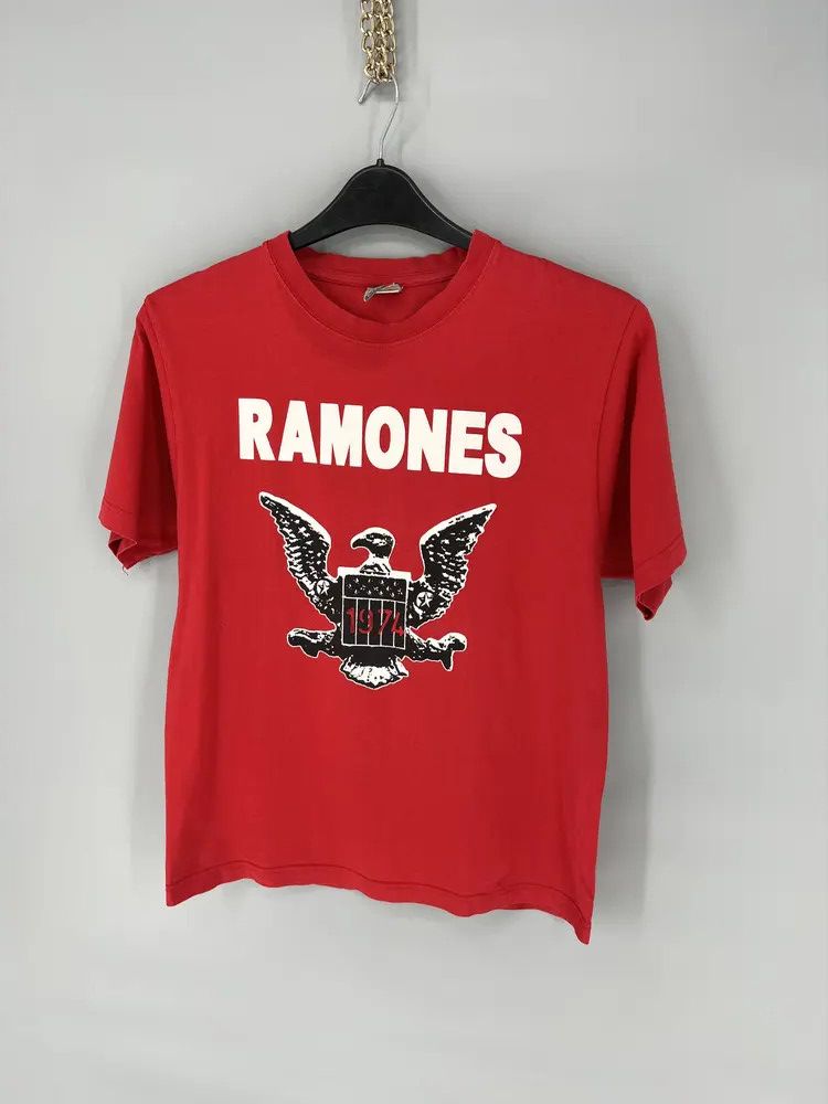 Band Tees Vintage Y2K Punk Rock Ramones Band Tee T Shirt Size US S / EU 44-46 / 1 - 3 Thumbnail