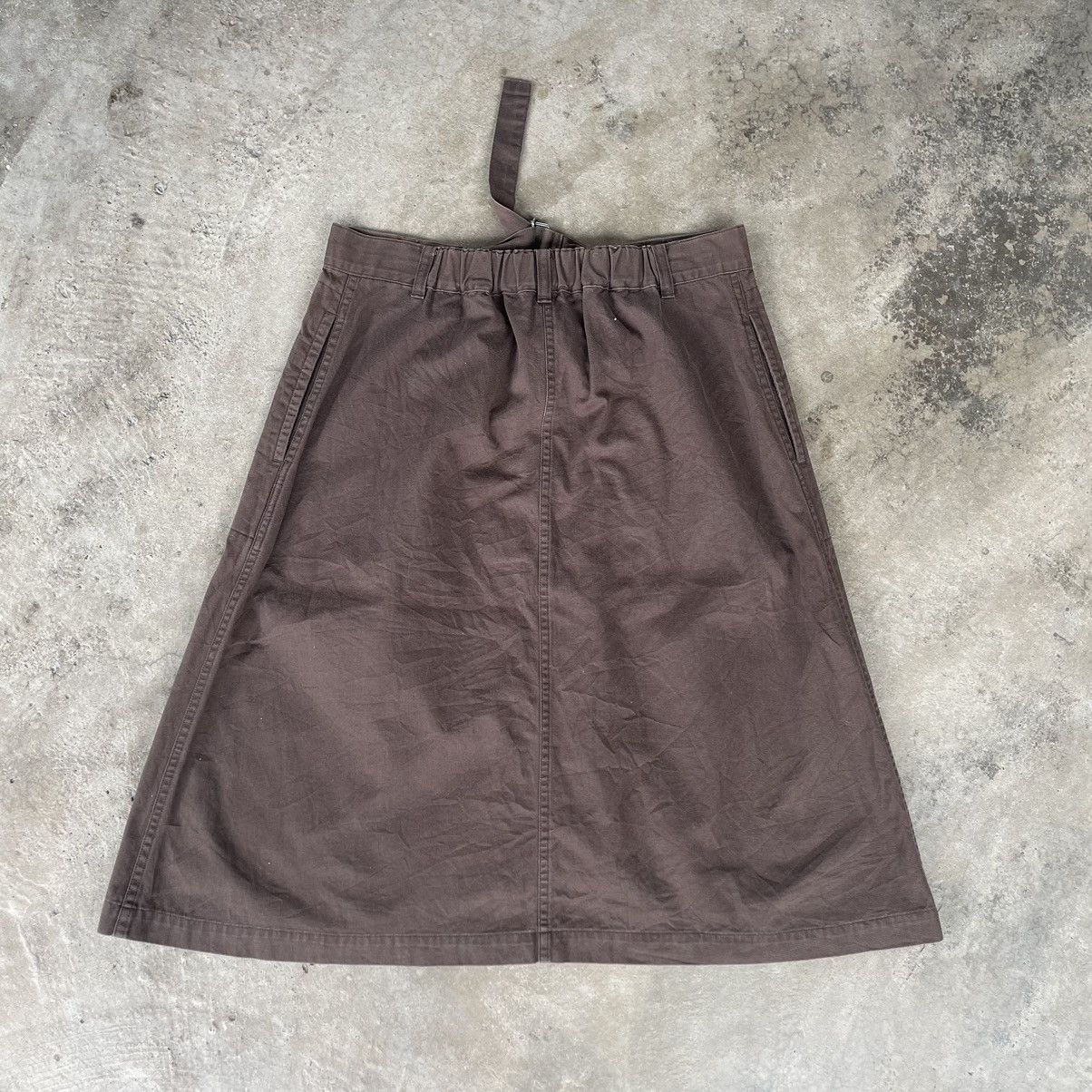 Designer × Margaret Howell × Vintage 🔥Rare🔥Margaret Howell Draw String Pockets Stylis Half Skirts Size 32" / US 10 / IT 46 - 3 Thumbnail