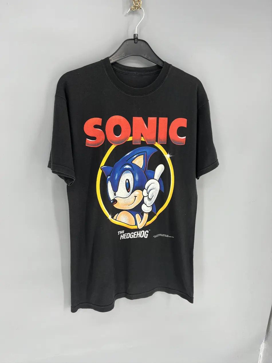 Cartoon Network Vintage Tee Sonic the Hedgehog Sega 1991 Streetwear Style Size US M / EU 48-50 / 2 - 2 Thumbnail