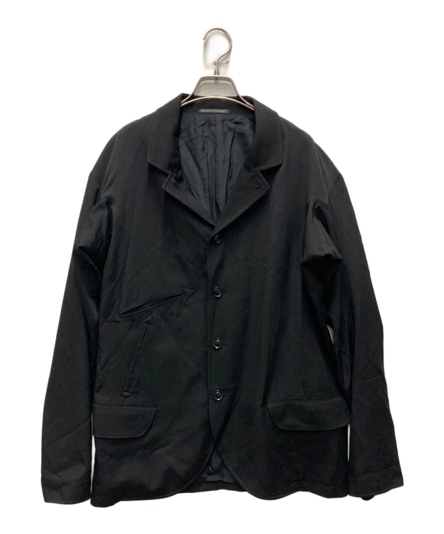 Yohji Yamamoto Yohji Yamamoto pour homme Wool gabardine 4B jacket Size US M / EU 48-50 / 2 - 1 Thumbnail