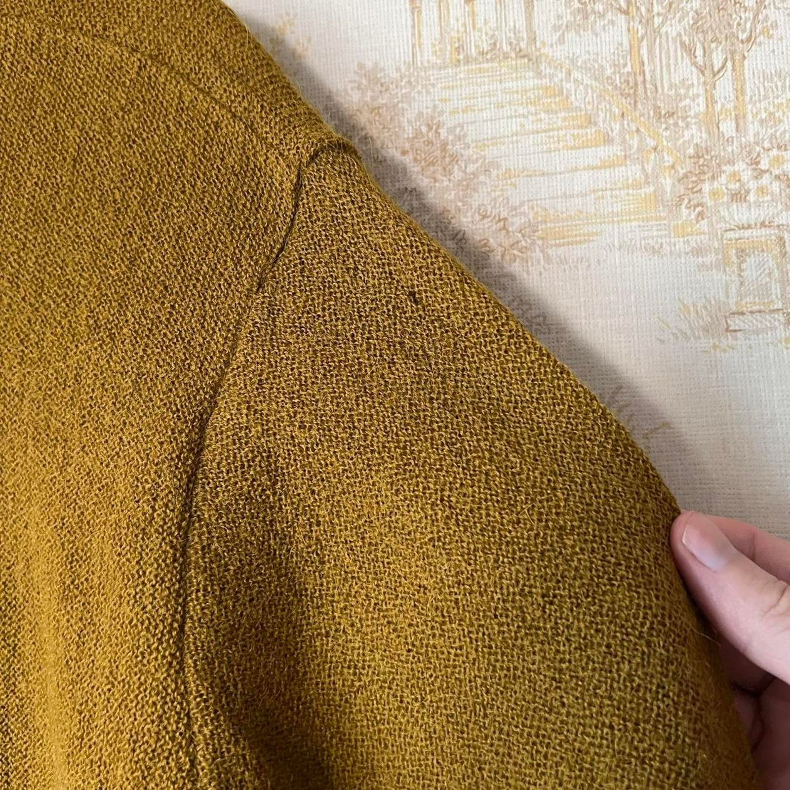 Jantzen 1970s Prep Golf Cardigan | "Three Under" Mustard Knit | M Size US M / EU 48-50 / 2 - 10 Thumbnail