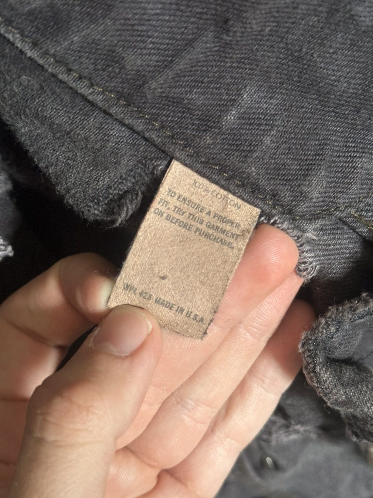Levi's Distressed punk Levis denim jacket Size US M / EU 48-50 / 2 - 5 Thumbnail