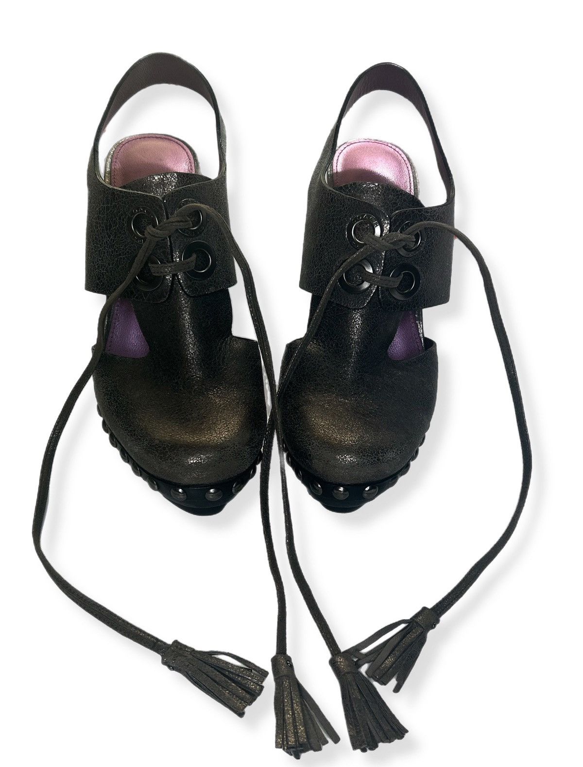 Coach Coach Poppy Rena Clog Gunmetal Size US 6.5 / IT 36.5 - 3 Thumbnail