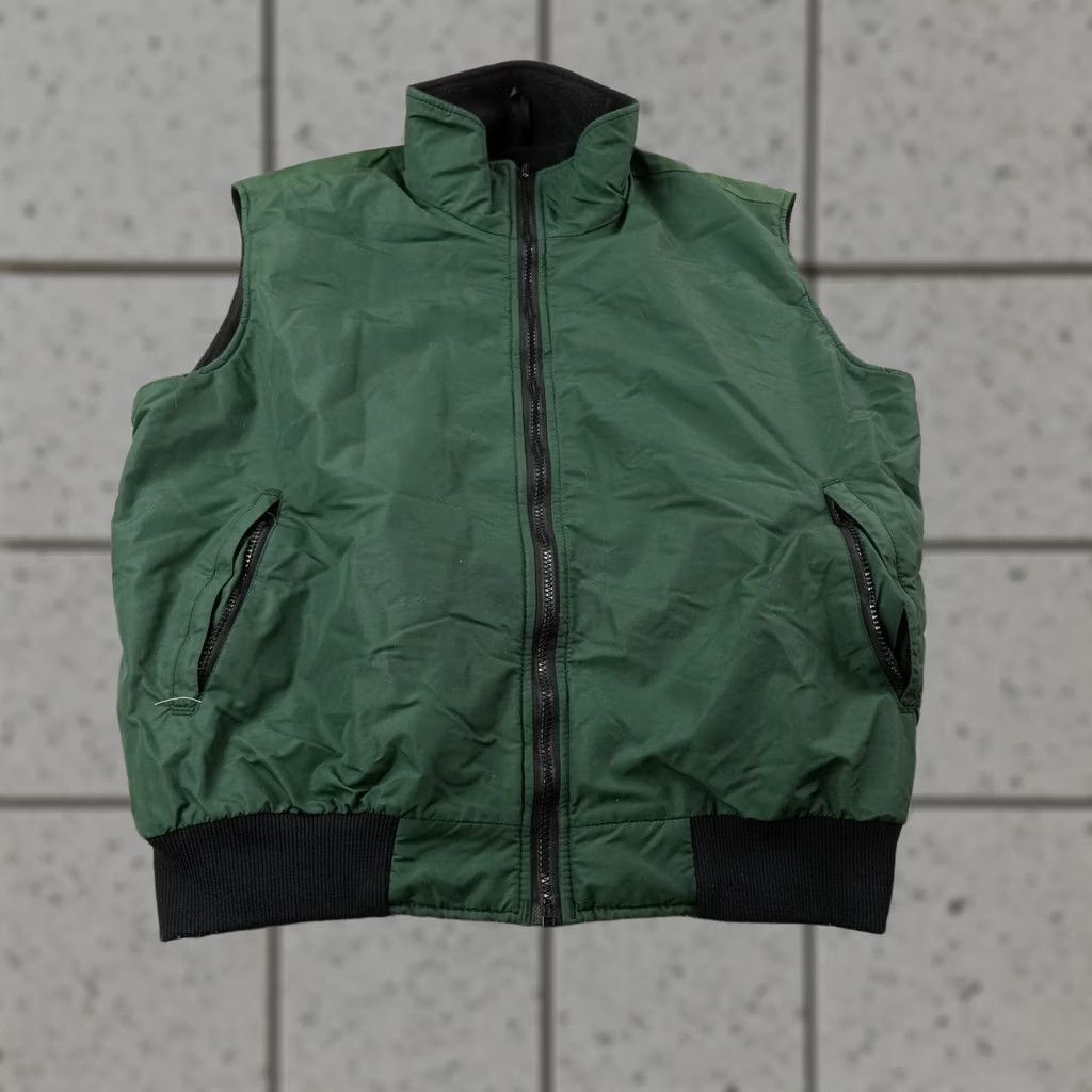 Vintage REI Vest Mens L Green Polartec Fleece Lined Windbreaker Coat Outdoor Hiking Trek Shirt Night? Size US L / EU 52-54 / 3 - 1 Thumbnail