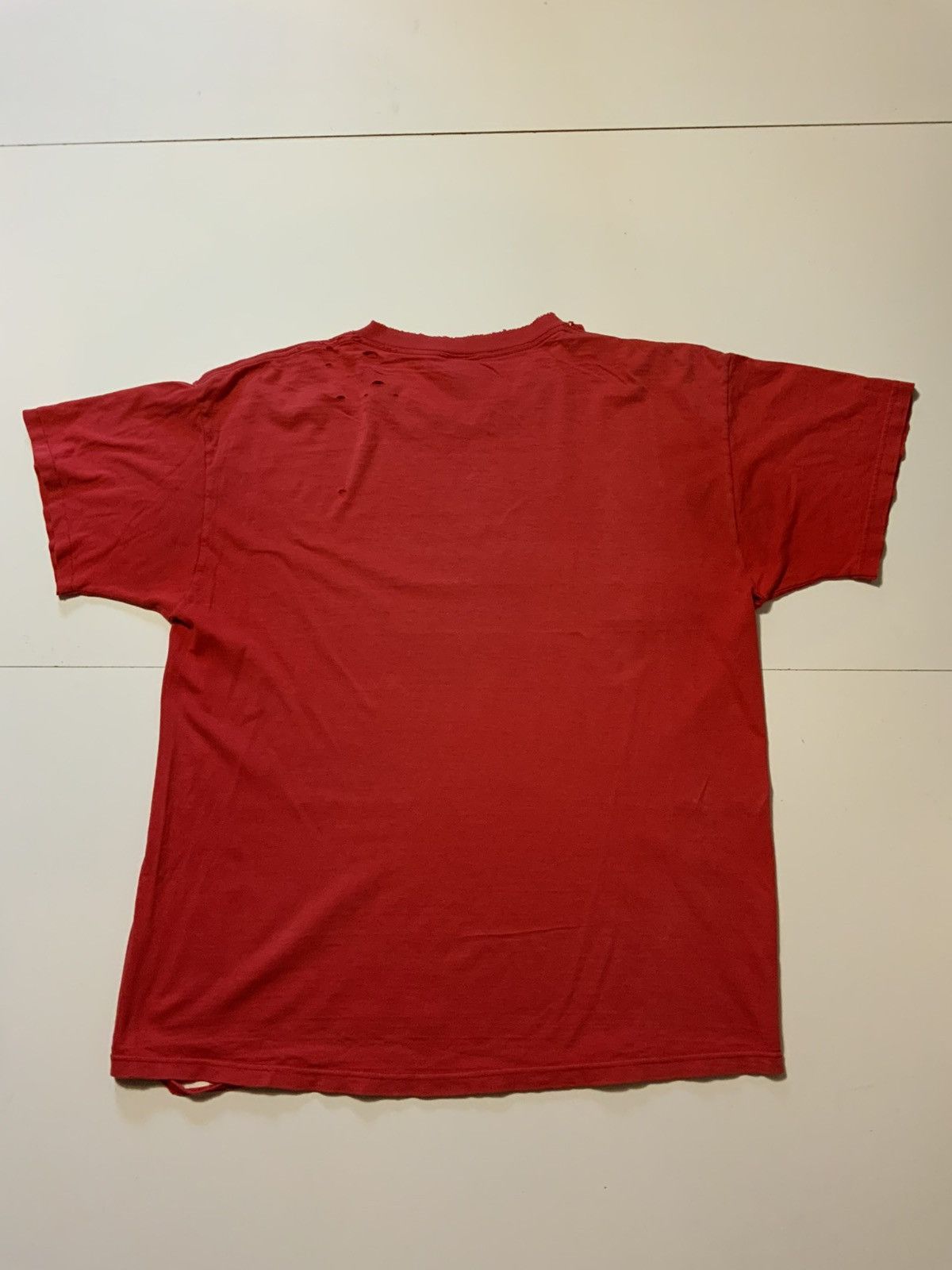Vintage Cowtown Skateboards Skate Red Graphic S/S Distressed T-Shirt Size US XL / EU 56 / 4 - 3 Thumbnail