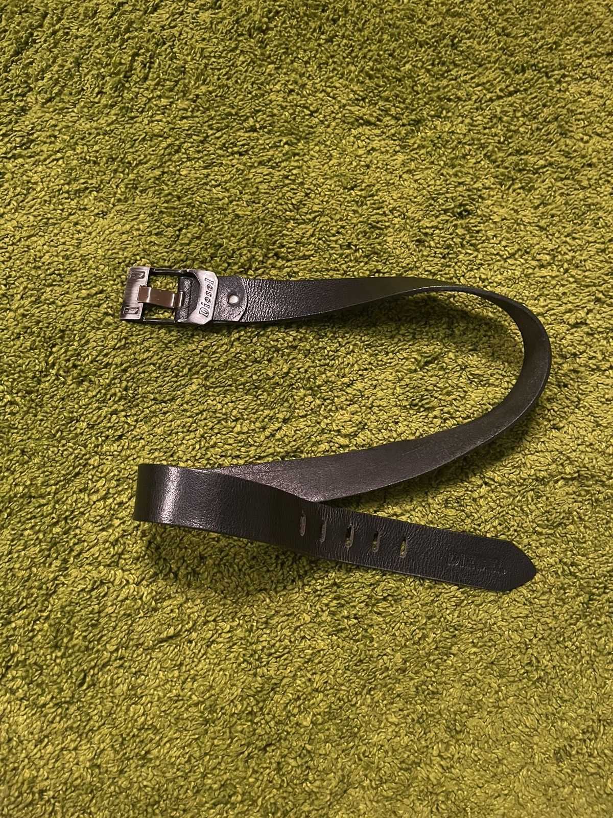 Cowboy Equipment × Diesel × Vintage Diesel 2000s vintage western cowboy style Y2K leather belt Size 36 - 1 Thumbnail