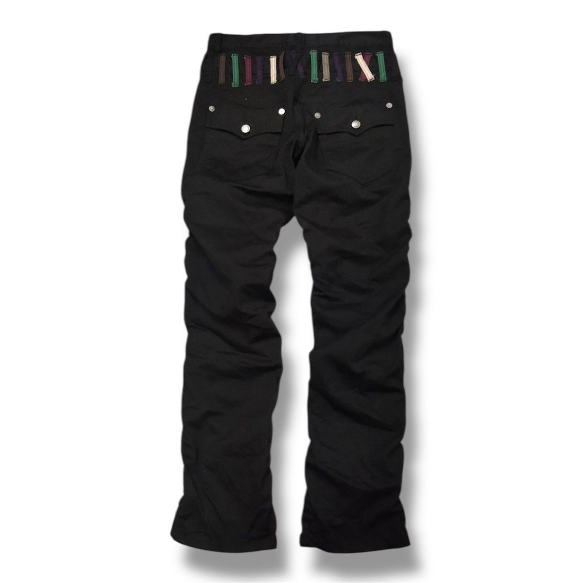 Hysteric Glamour Nylaus Black Double Waisted Jean Size US 32 / EU 48 - 3 Thumbnail