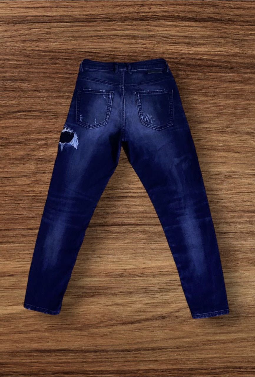 Diesel 🔥RARE🔥🔥DIESEL Slim Fit Distressed Denim Jeans Size US 27 - 2 Thumbnail