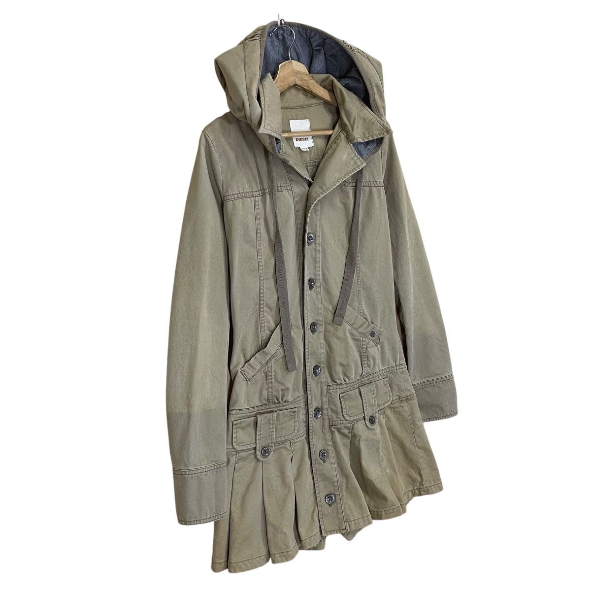 Diesel × If Six Was Nine × Japanese Brand Diesel Multipocket Hoodie Jacket For Women Size M / US 6-8 / IT 42-44 - 3 Thumbnail