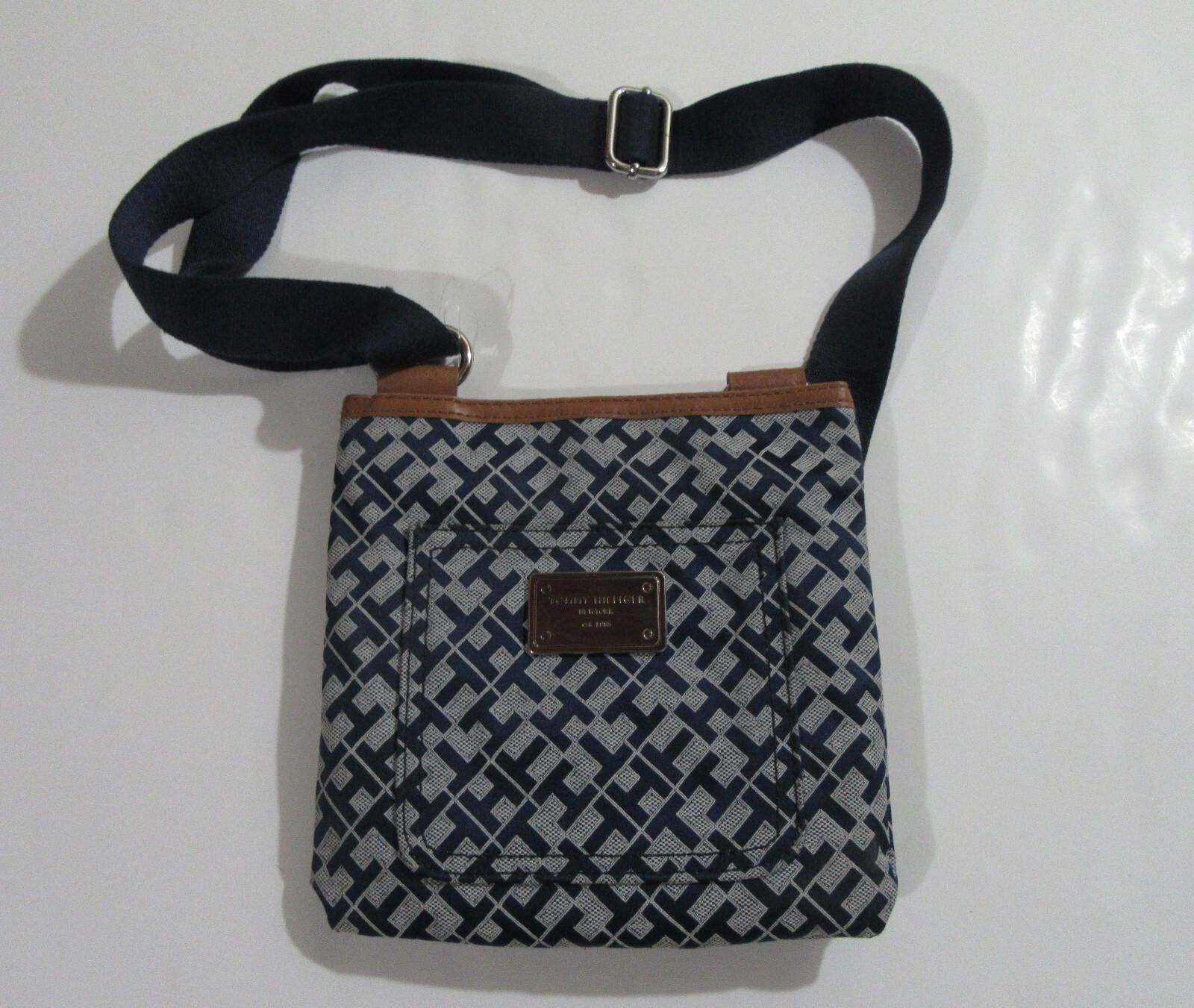 Tommy Hilfiger Tommy Hilfiger Crossbody Bag Xbody TH Logo Navy Blue NWT NEW Size ONE SIZE - 1 Thumbnail