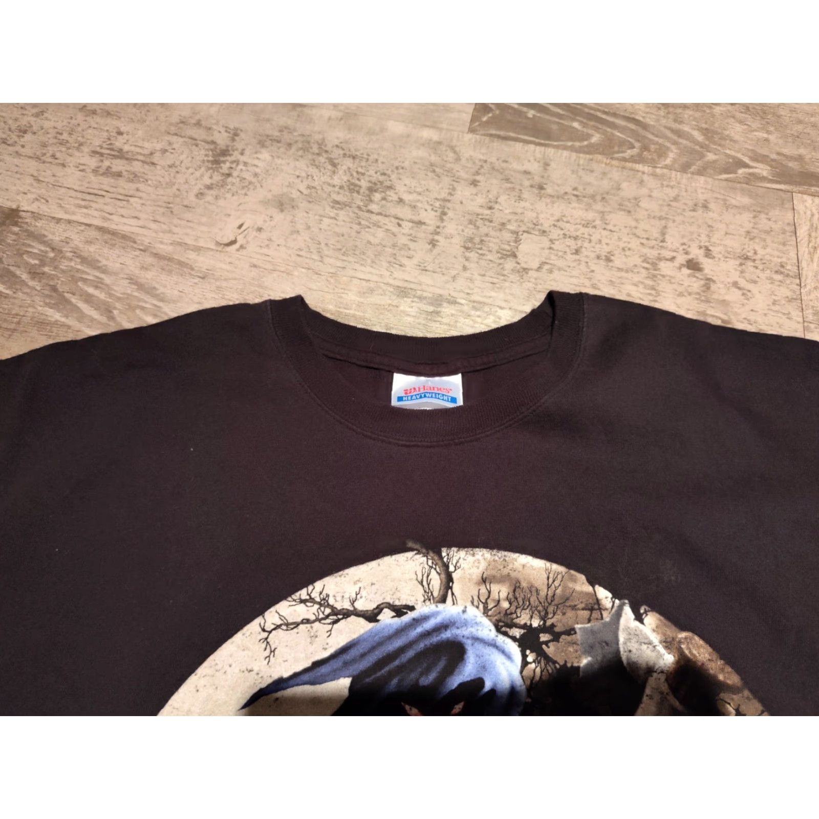 Hanes VINTAGE Hanes Heavy Metal Band T-Shirt Men XL Y2K Disturbed Reaper Black Cotton Size US XL / EU 56 / 4 - 3 Thumbnail