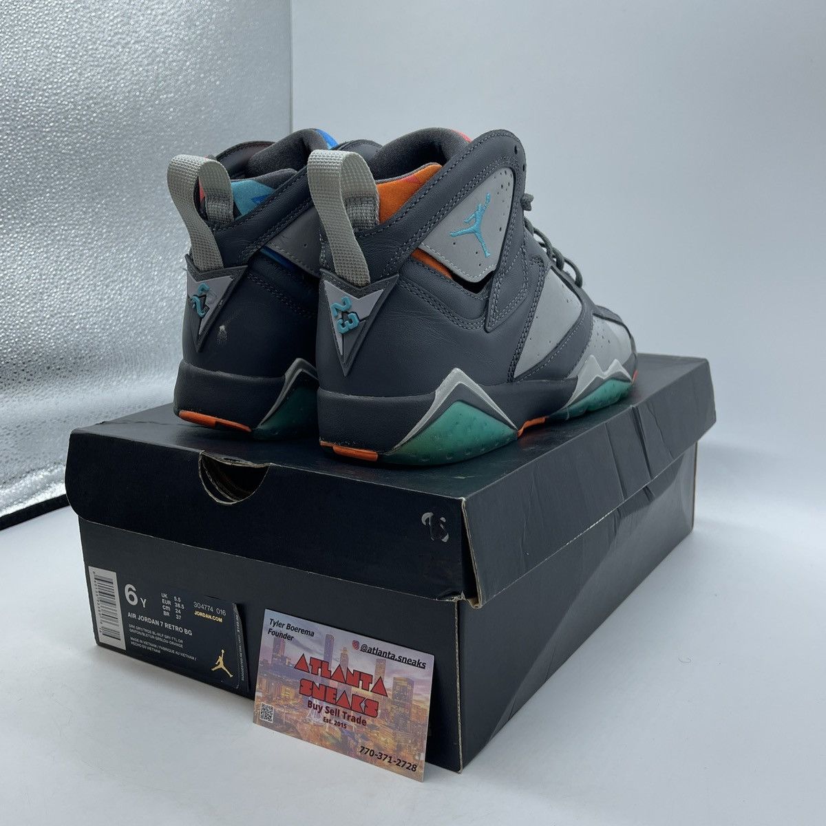 Jordan Brand Air Jordan 7 Barcelona days Size US 6 / EU 39 - 5 Thumbnail