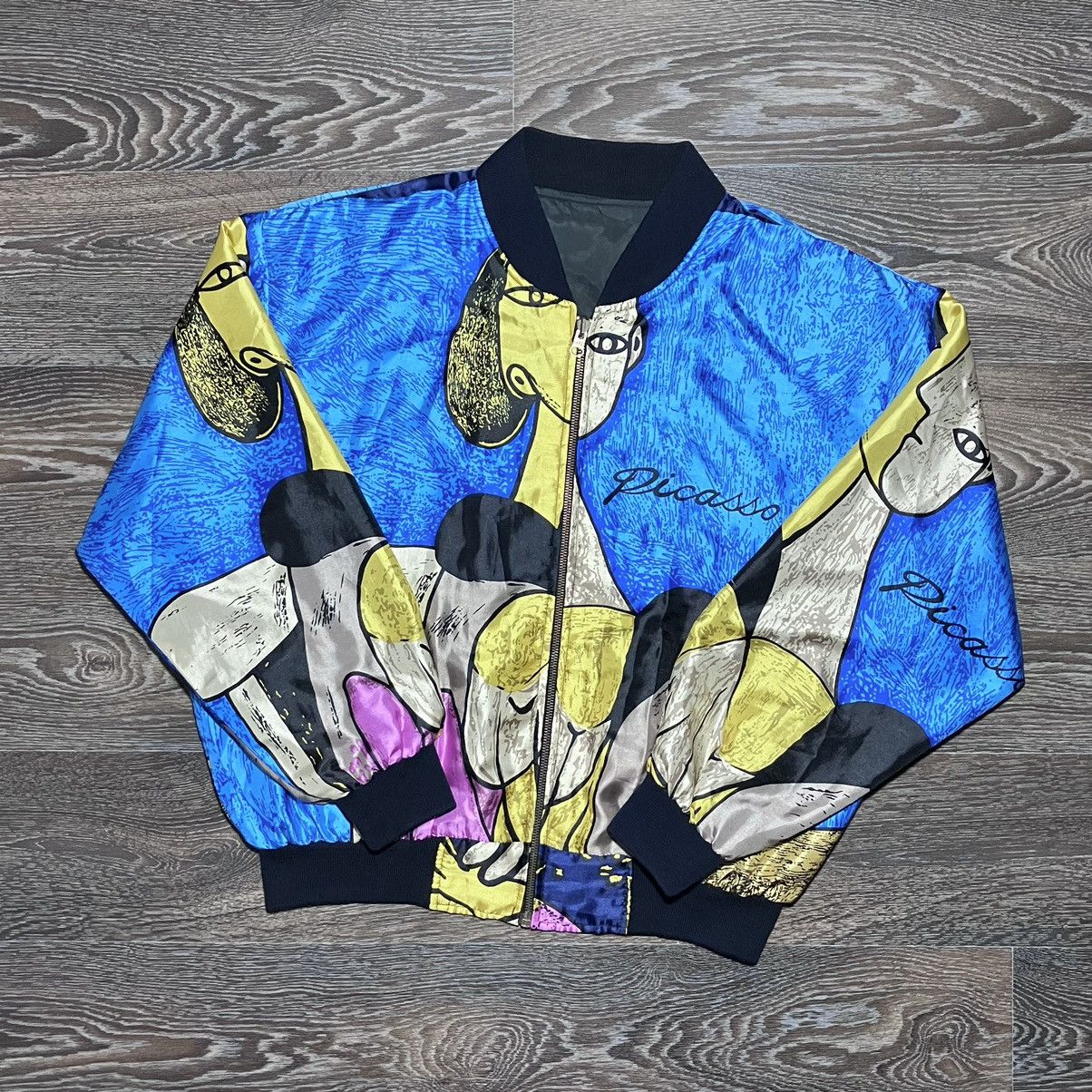 Picasso design blouson jacket/ブルゾン X VINTAGE】
